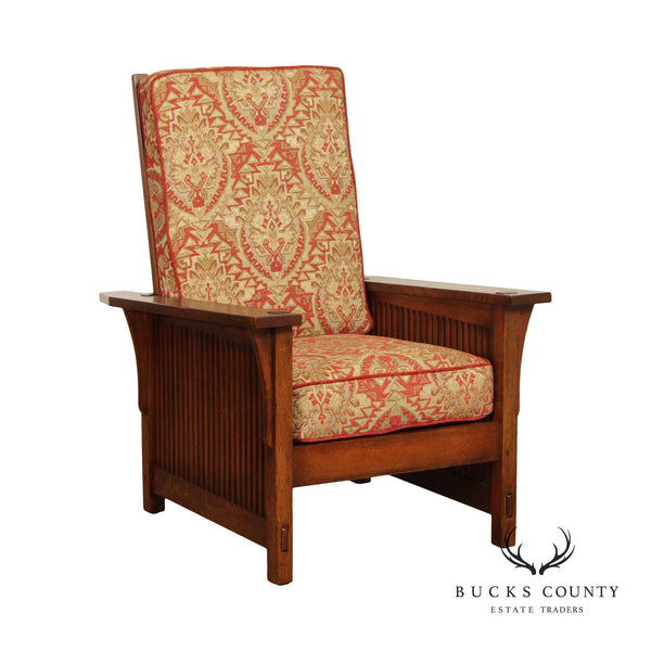 Stickley Mission Collection Oak Morris Reclining Arm Chair