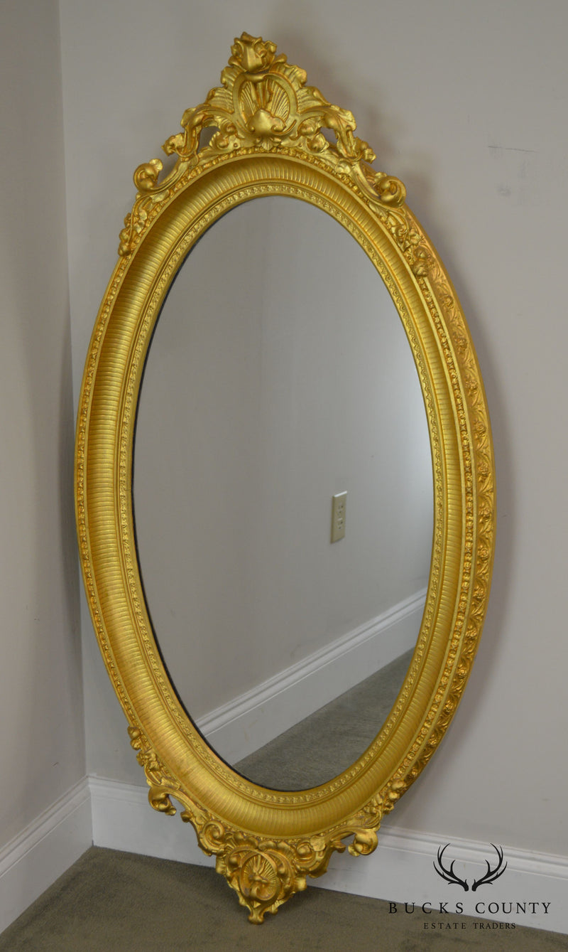 Renaissance Revival Antique 19th Century Gilt Carved Mirror