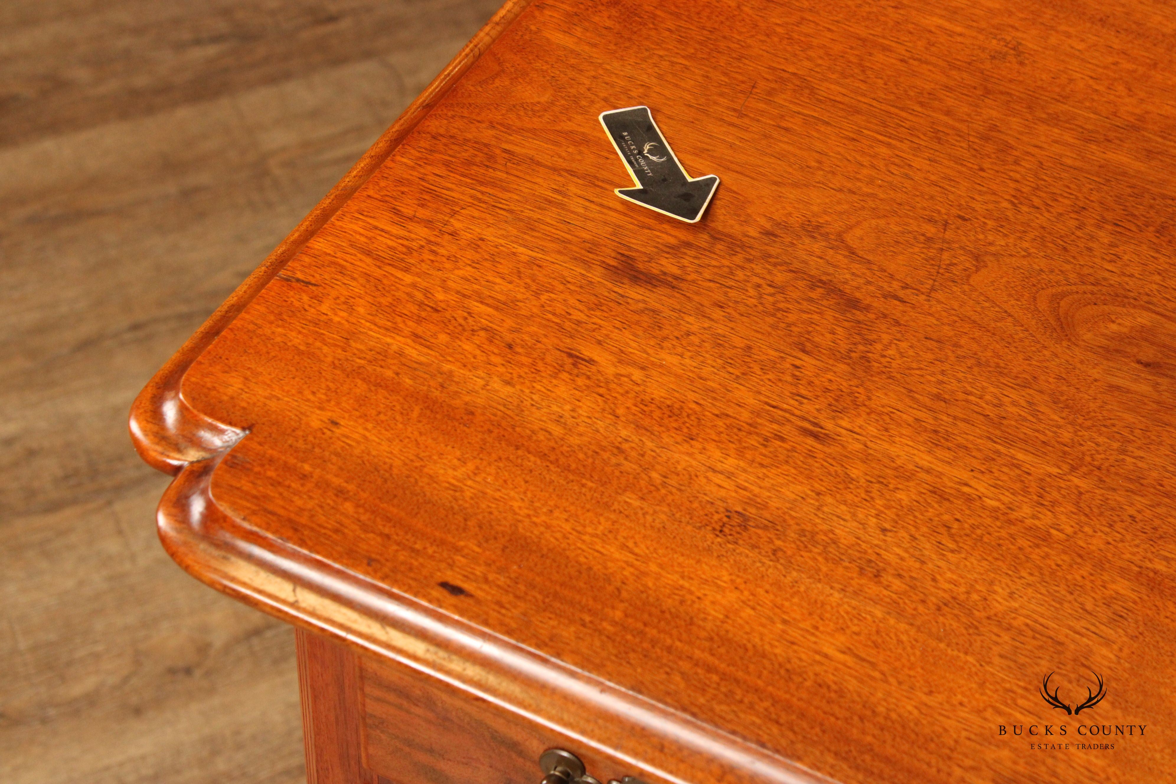 Antique American Queen Anne Carved Walnut Lowboy