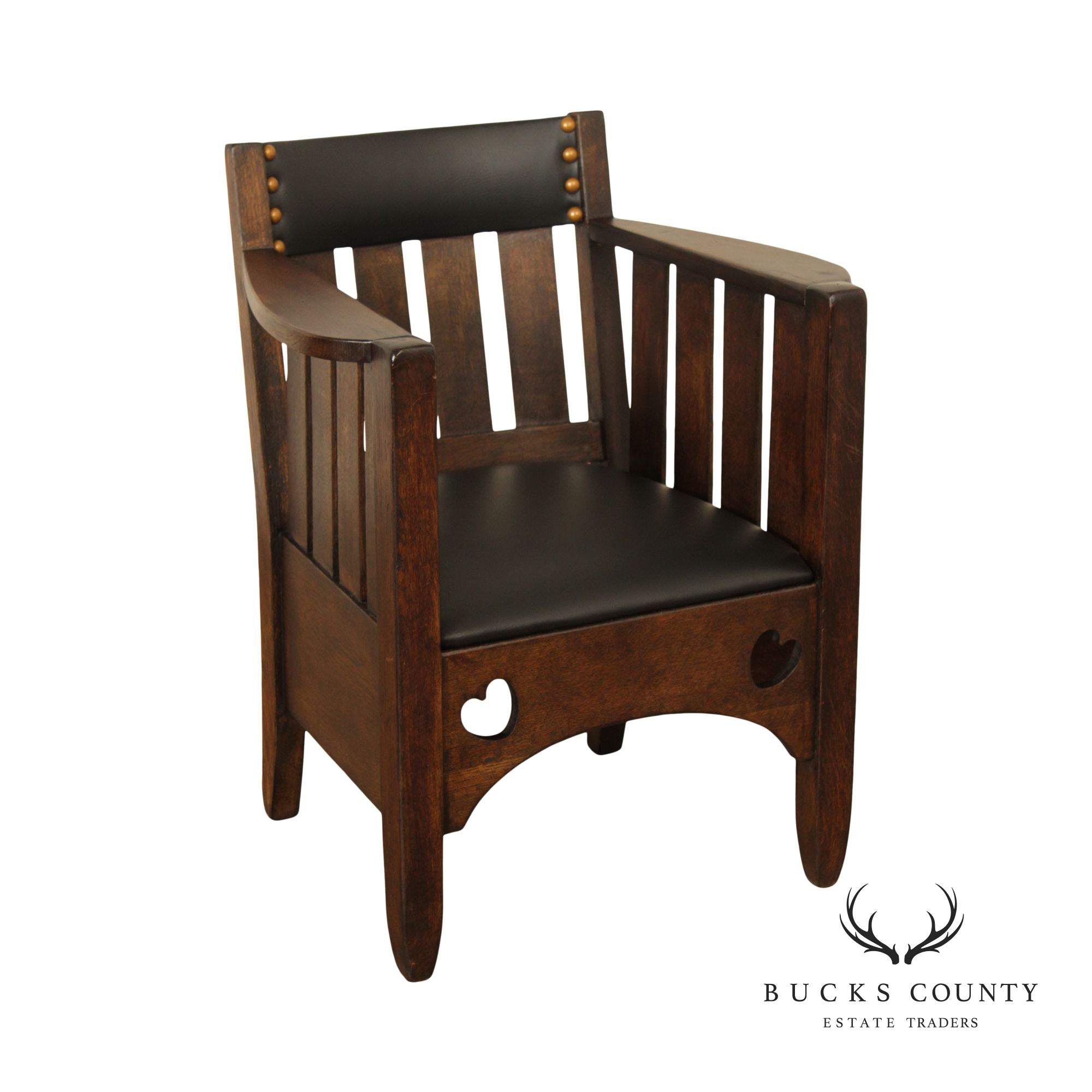 Antique Mission Oak Club Chair