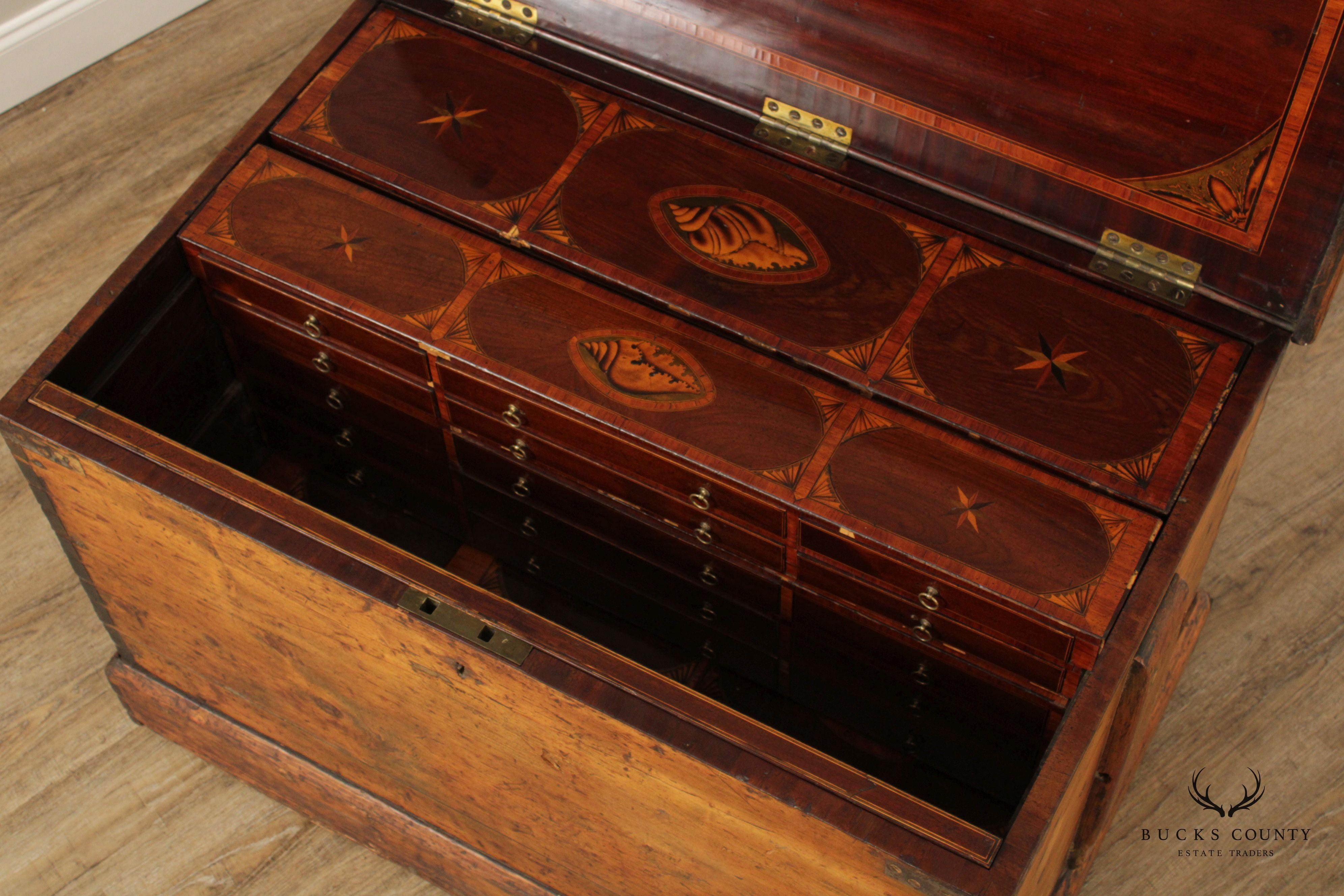 Antique English Carpenter's or Cabinetmaker's Tool Chest