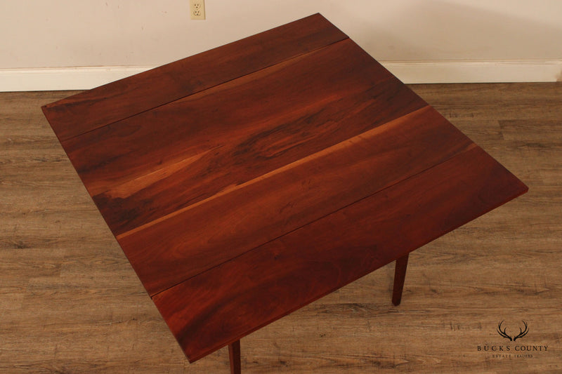Ray Curran Studio Made Walnut Drop Leaf Dining Table