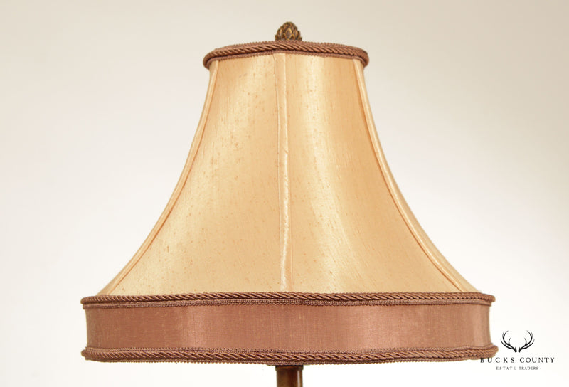 Safari Style Pair of Carved Giraffe Table Lamps
