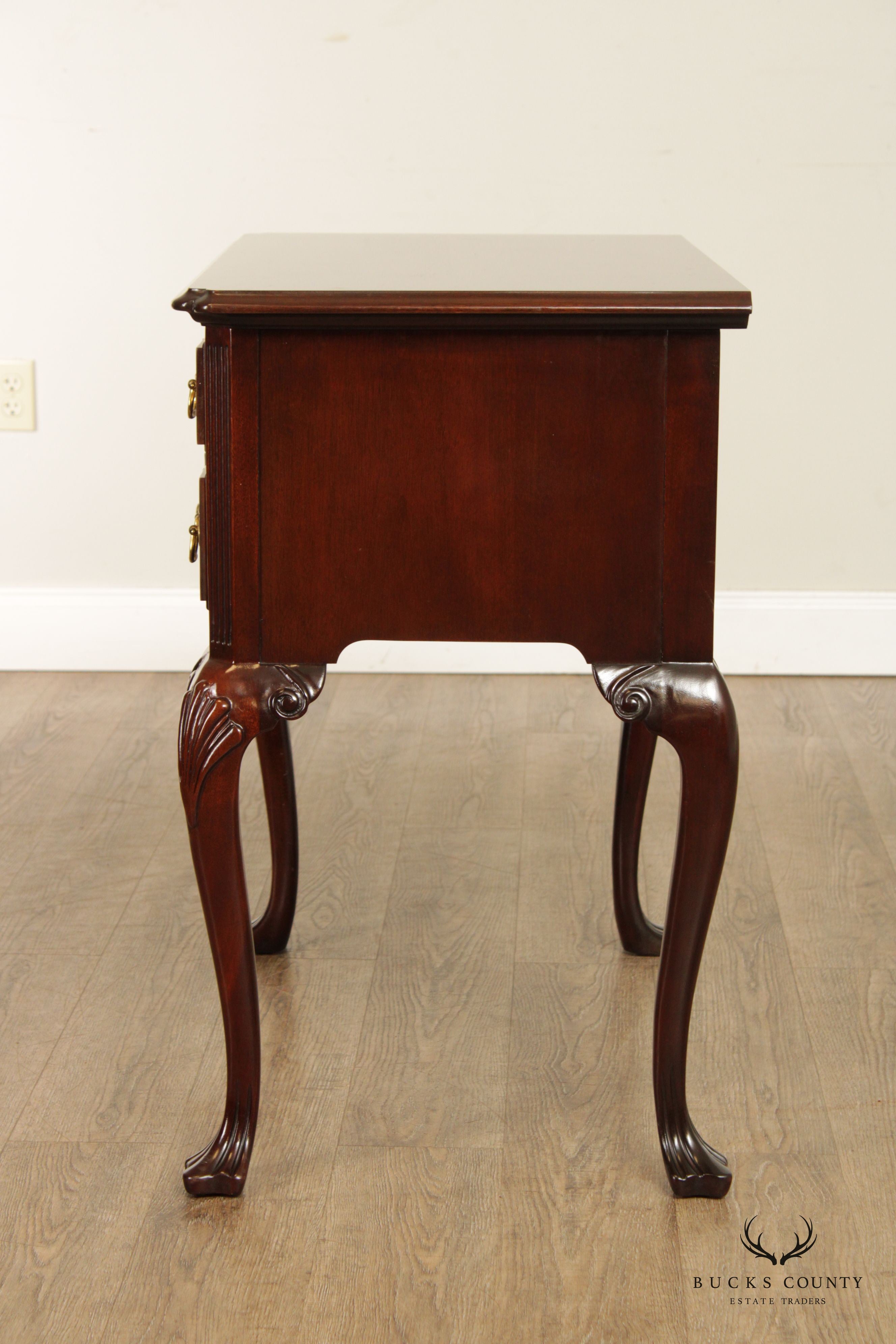 Councill Craftsmen Chippendale Style Mahogany Lowboy