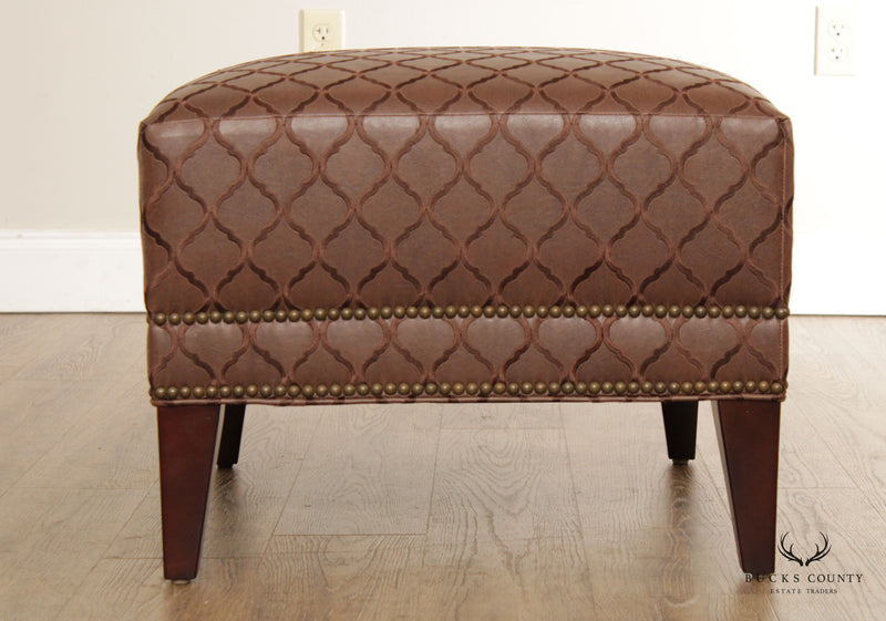 Vanguard Furniture Square Custom Upholstered 'Zoe' Ottoman