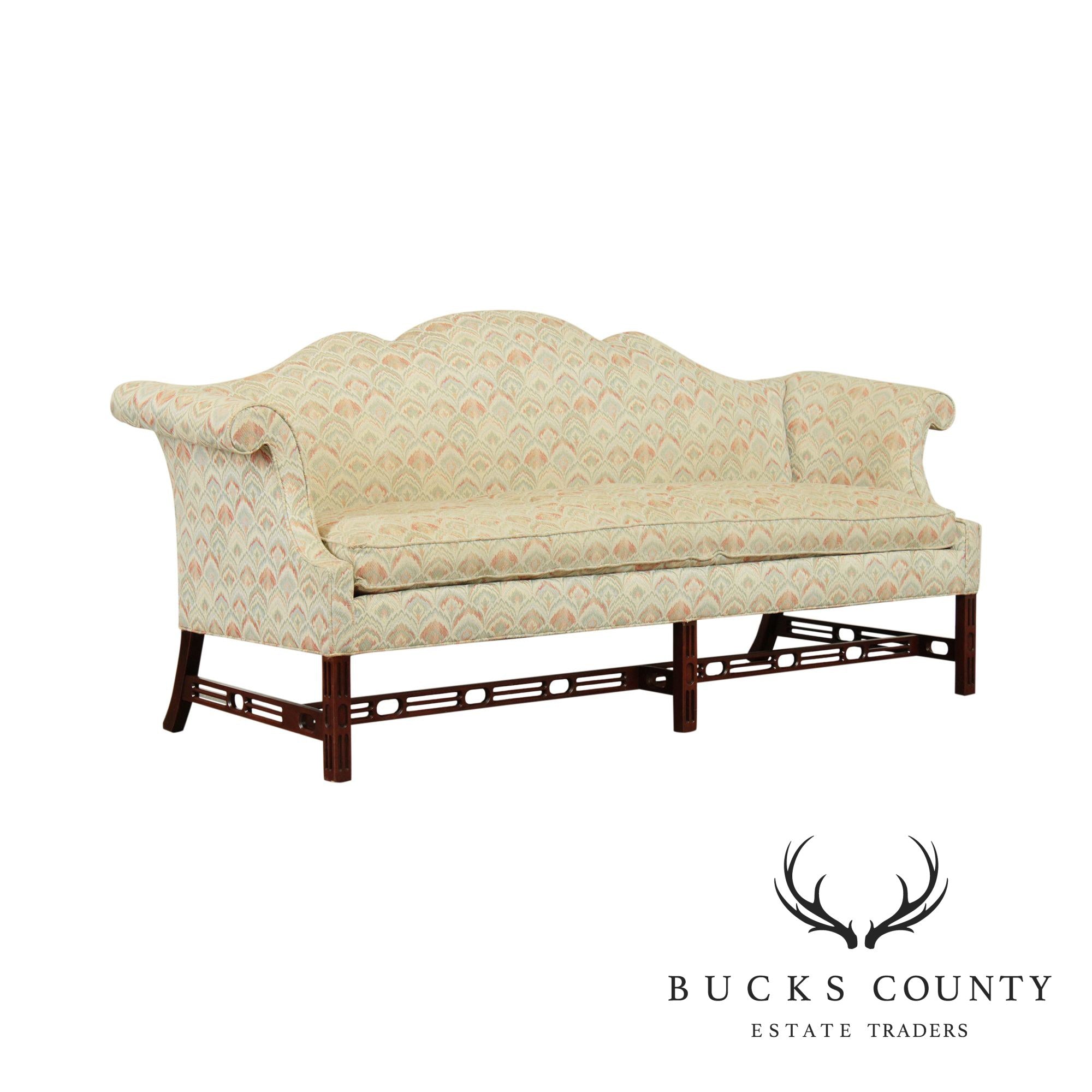 Southwood Mahogany Chippendale Style Sofa