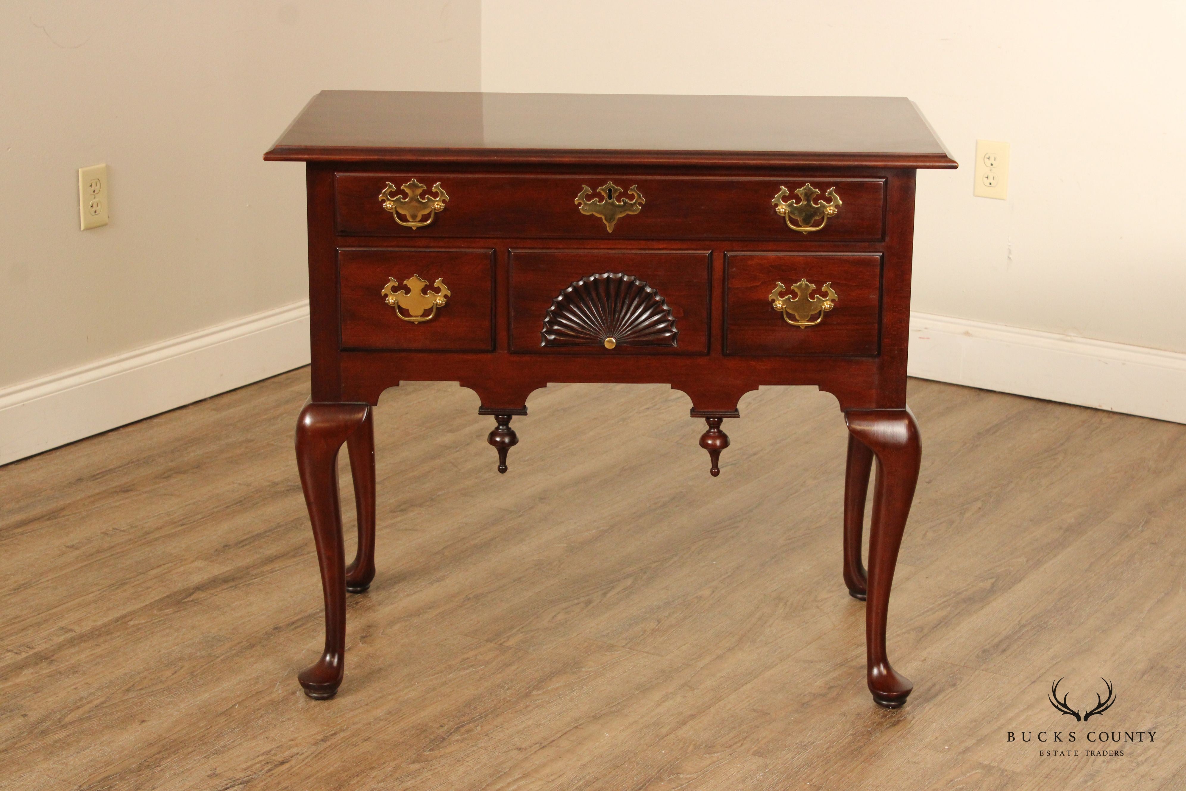 Statton Private Collection Queen Anne Style Cherry Lowboy