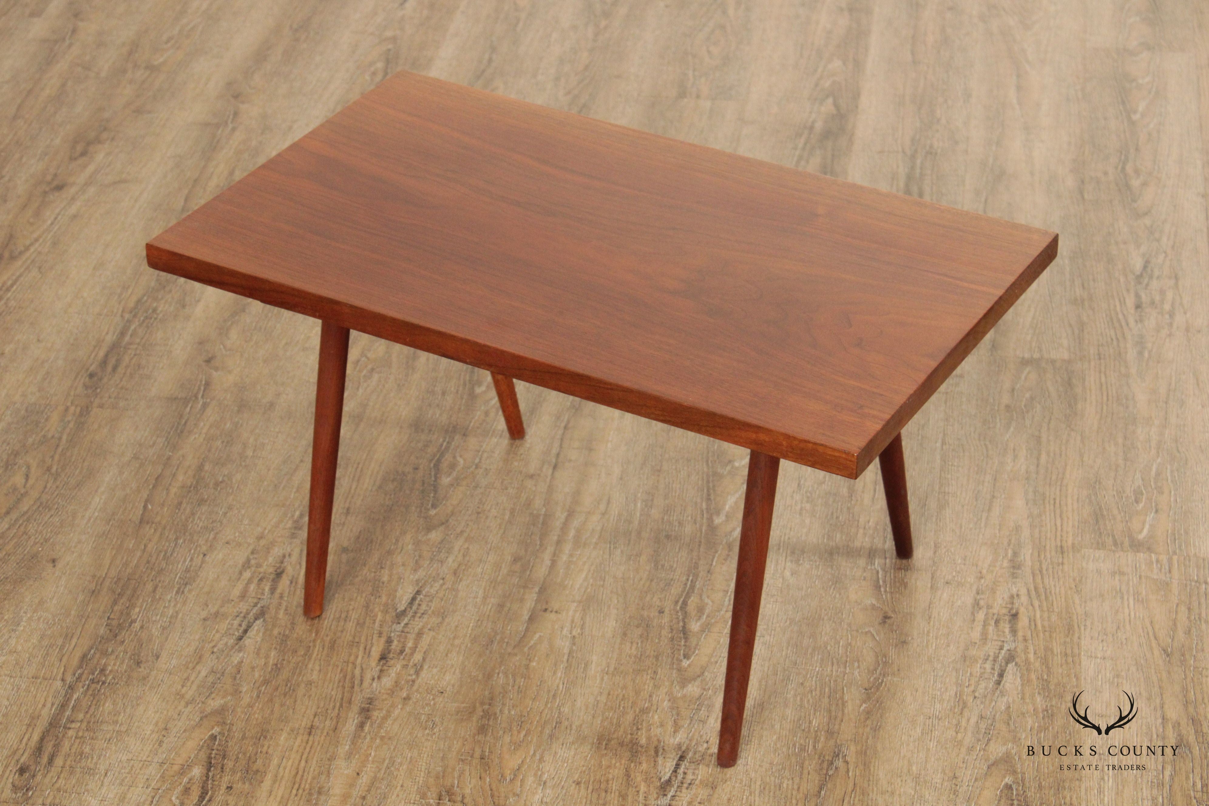 New Hope School Mid Century Walnut Coffee Table