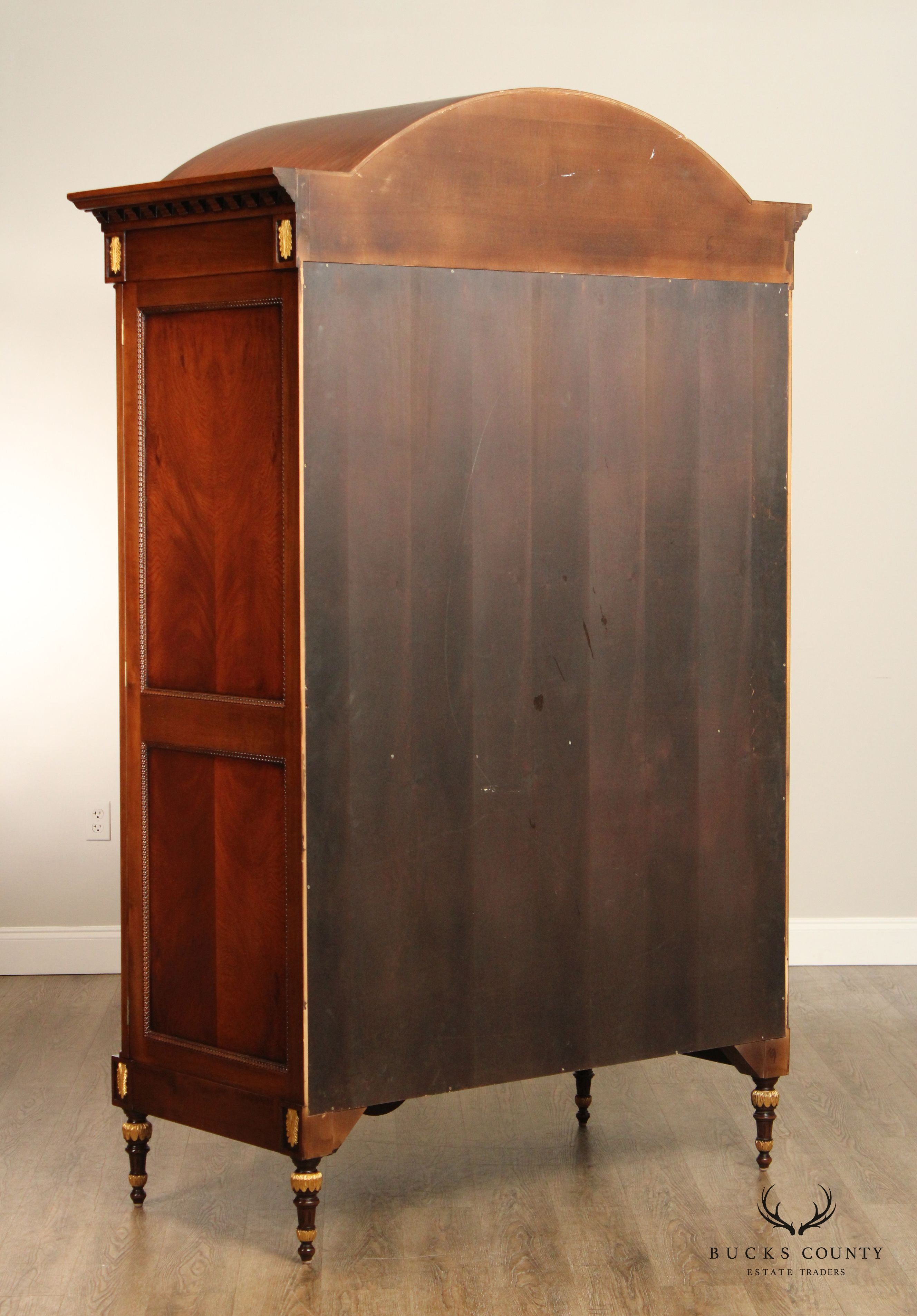 Francesco Molon Louis XVI Style Mahogany Armoire