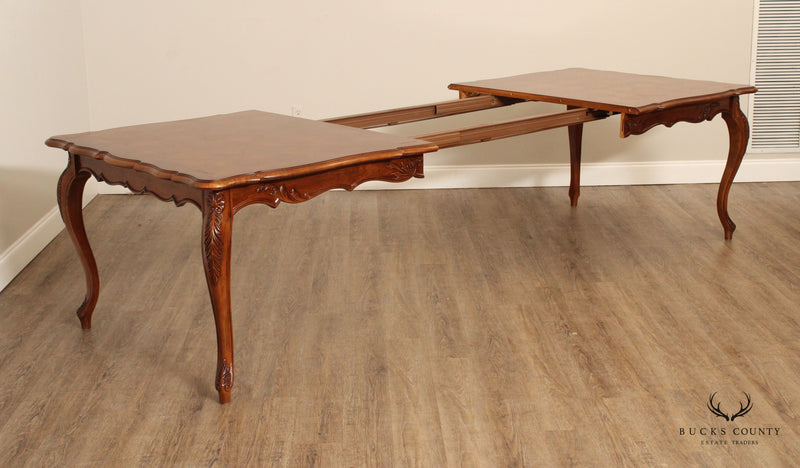 Century Furniture Coeur De France Costellane Extendable Cherry Dining Table