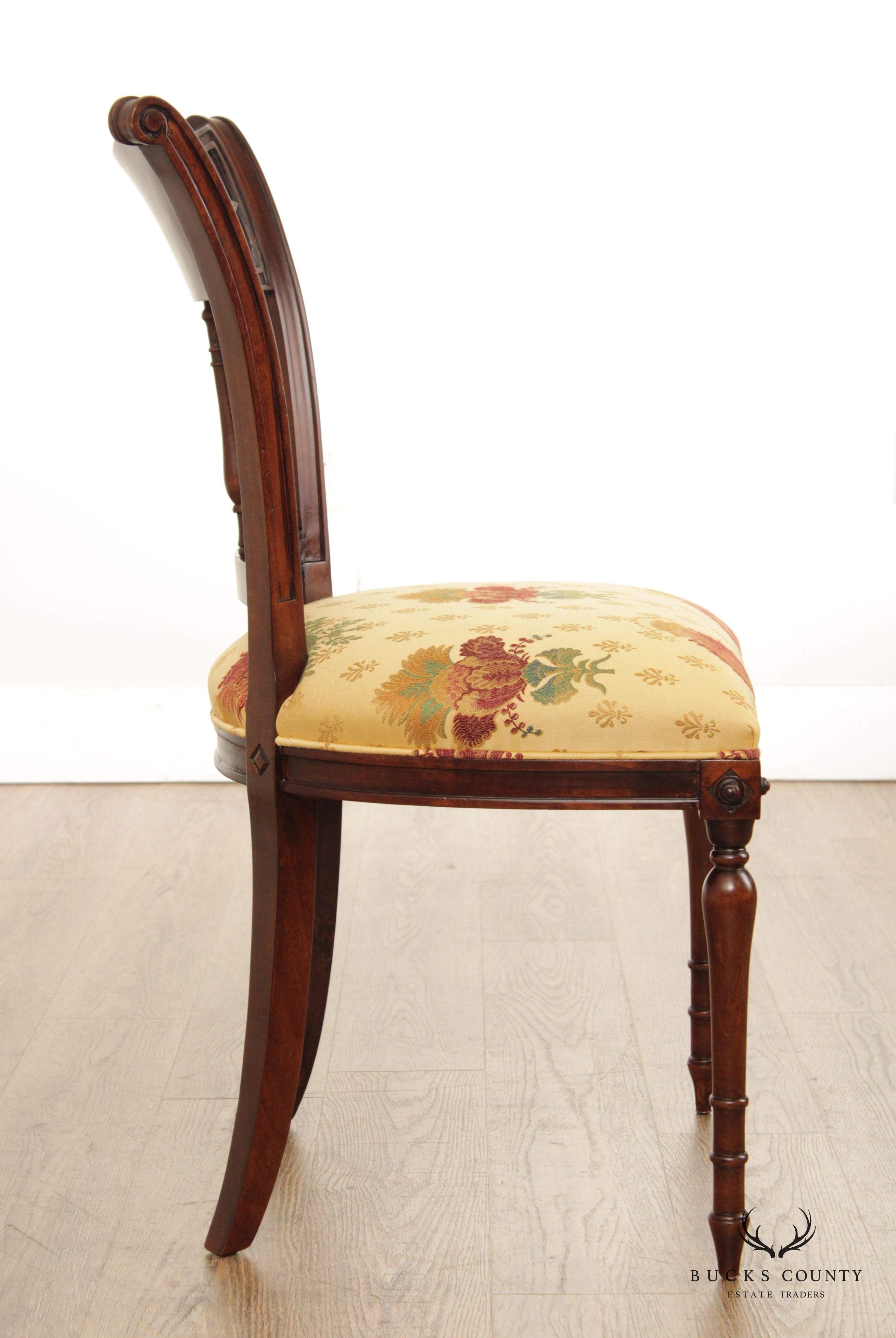 Hickory Chair Co. Regency Style Mahogany Side Chair