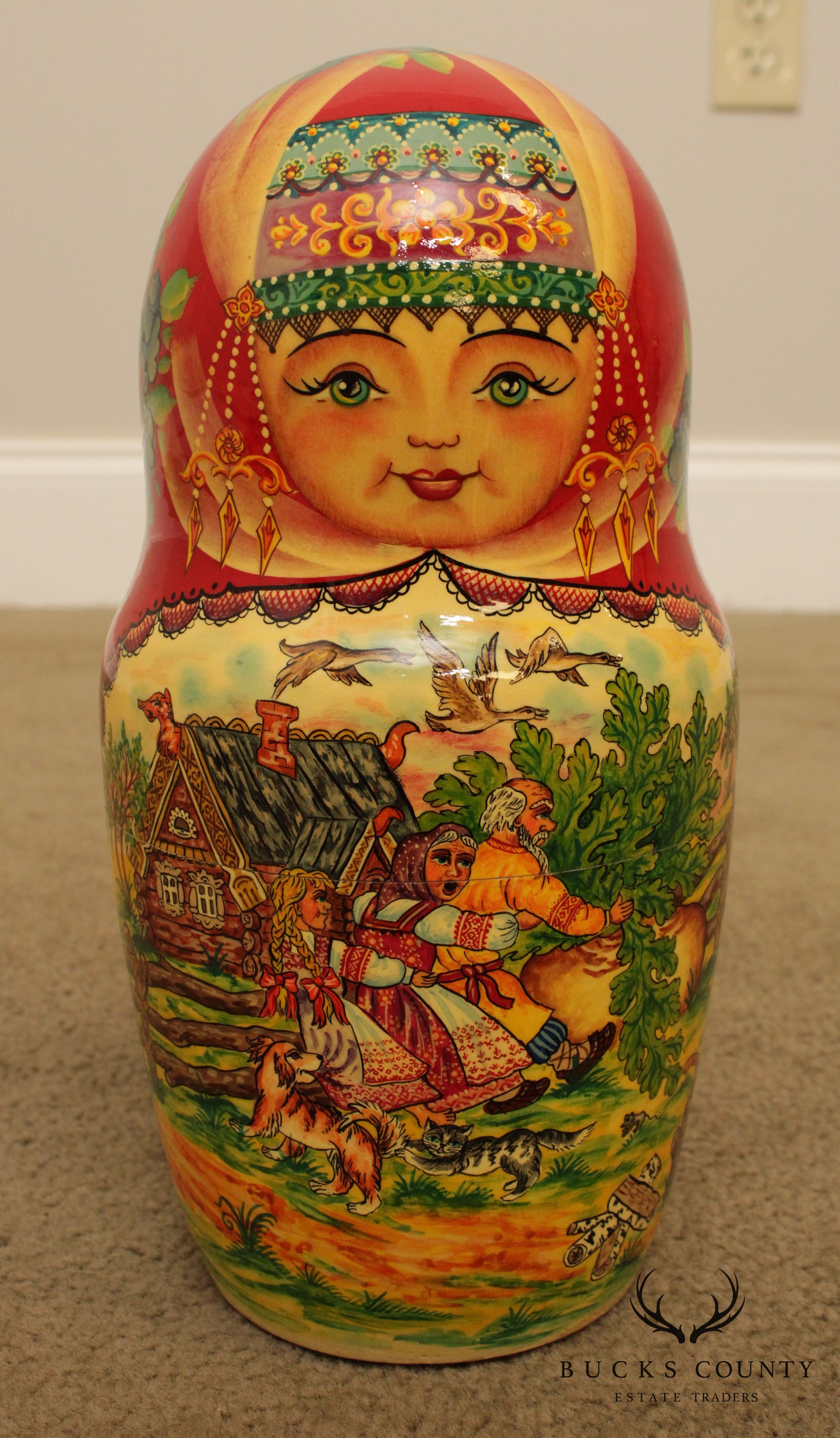 Russian Nesting Dolls 29 Pieces Artist Signed