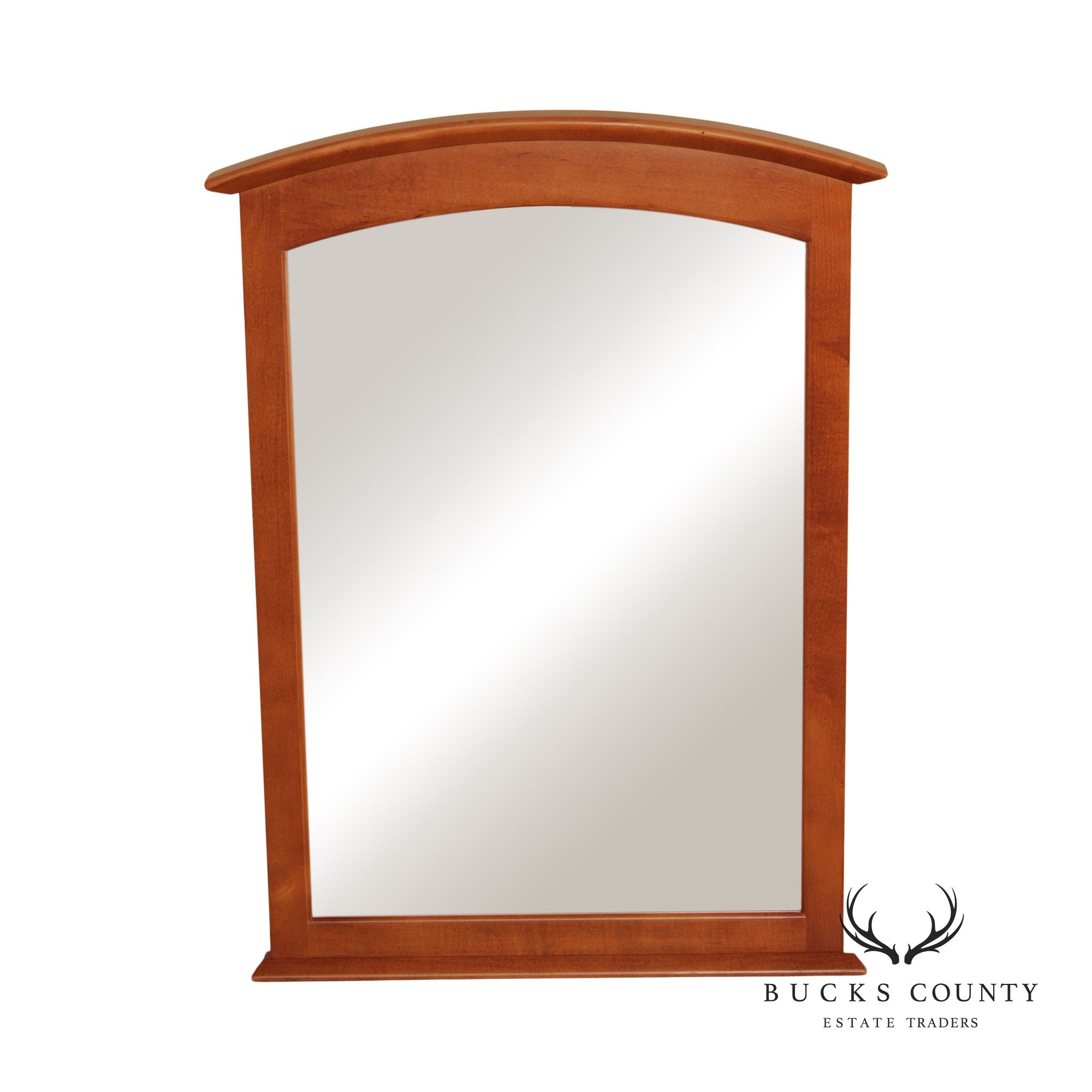 Thomasville 'Impressions' Cherry Arts & Crafts Style Wall Mirror