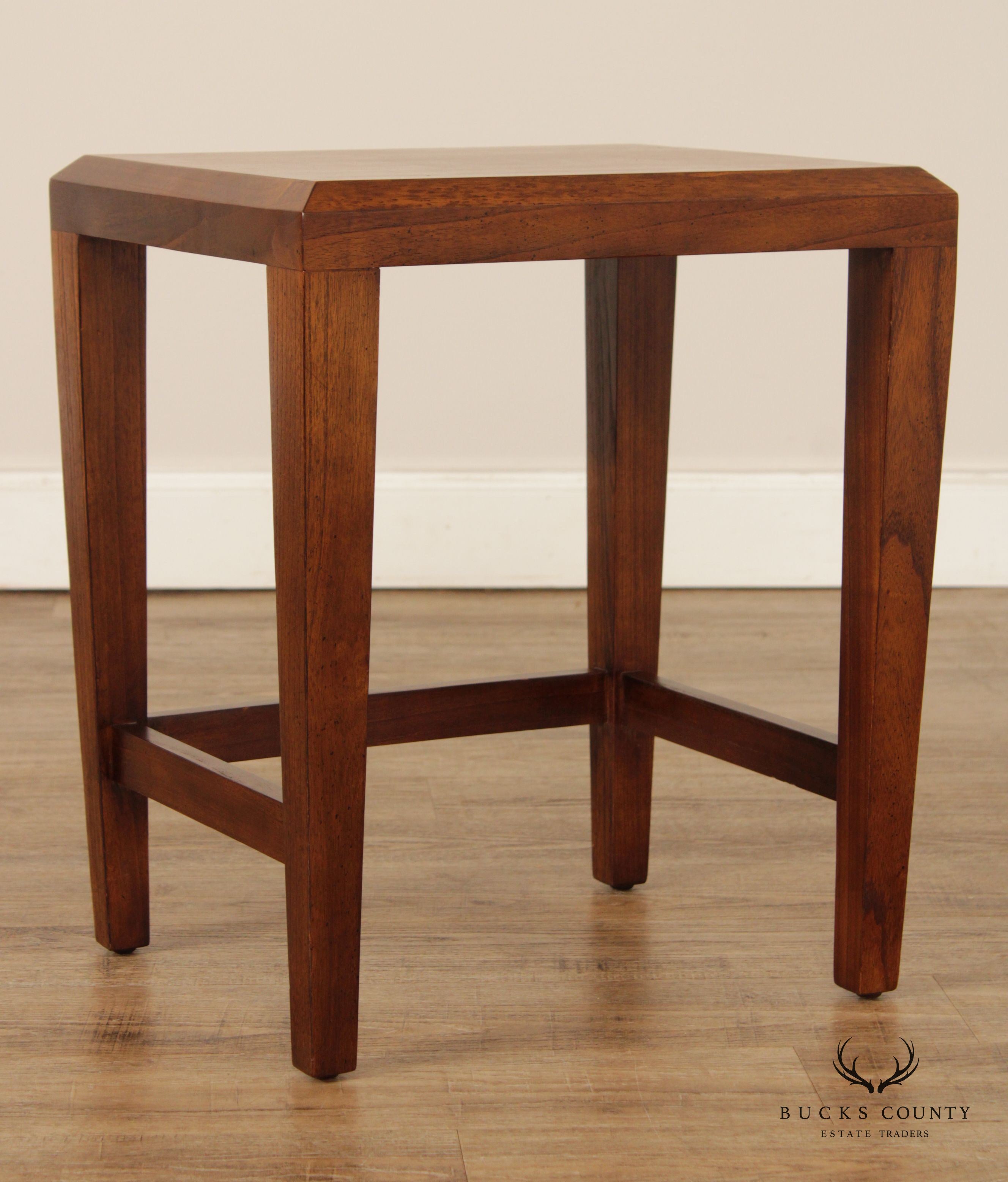 Crate & Barrel Contemporary Wood End Table