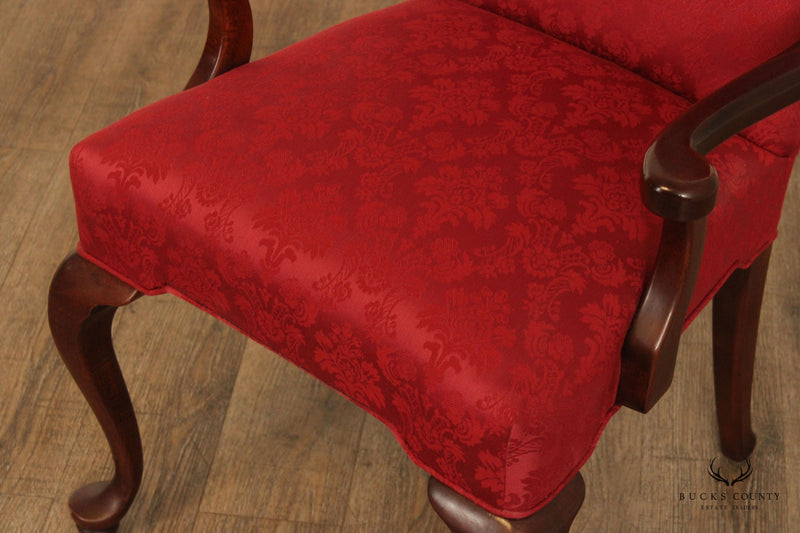 Hickory Manufacturing Queen Anne Style Armchair