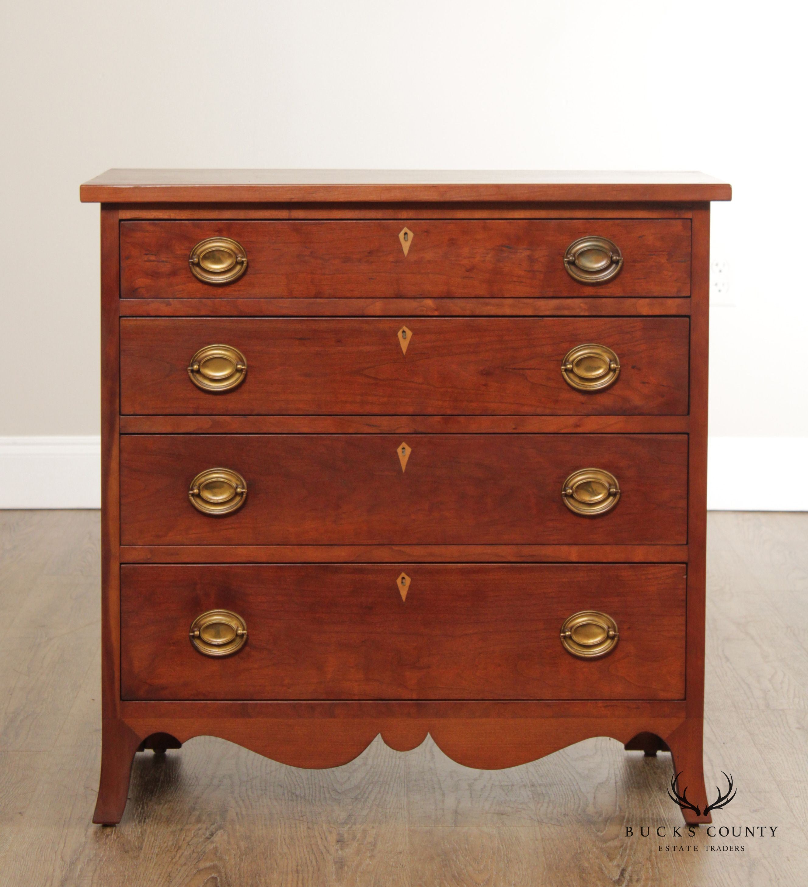 Federal Style Vintage Cherry Chest of Drawers