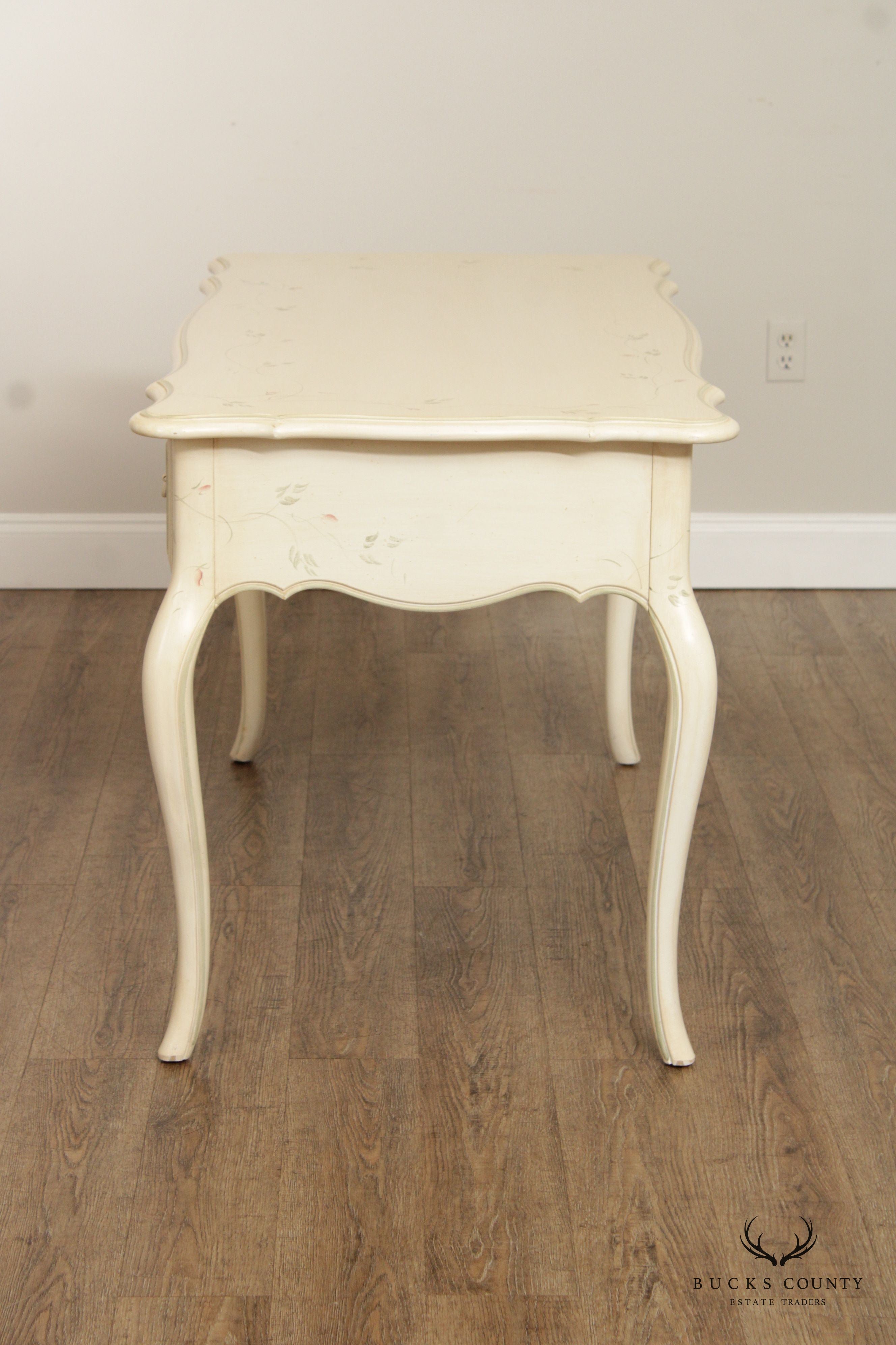 ETHAN ALLEN FRENCH COUNTRY STYLE PAINTED WRITING DESK