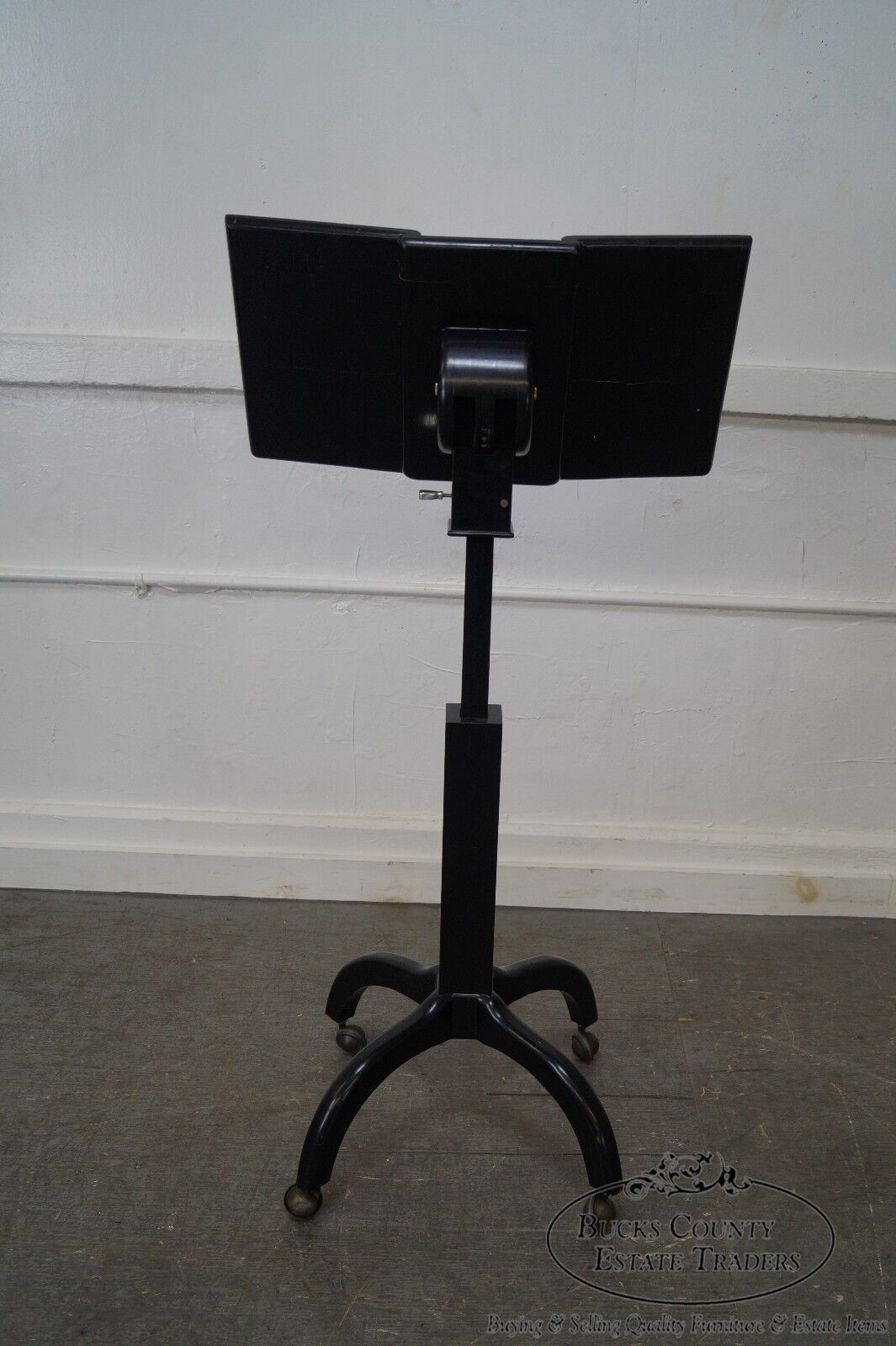 Studio Crafted Mid Century Ebonized Lectern Podium