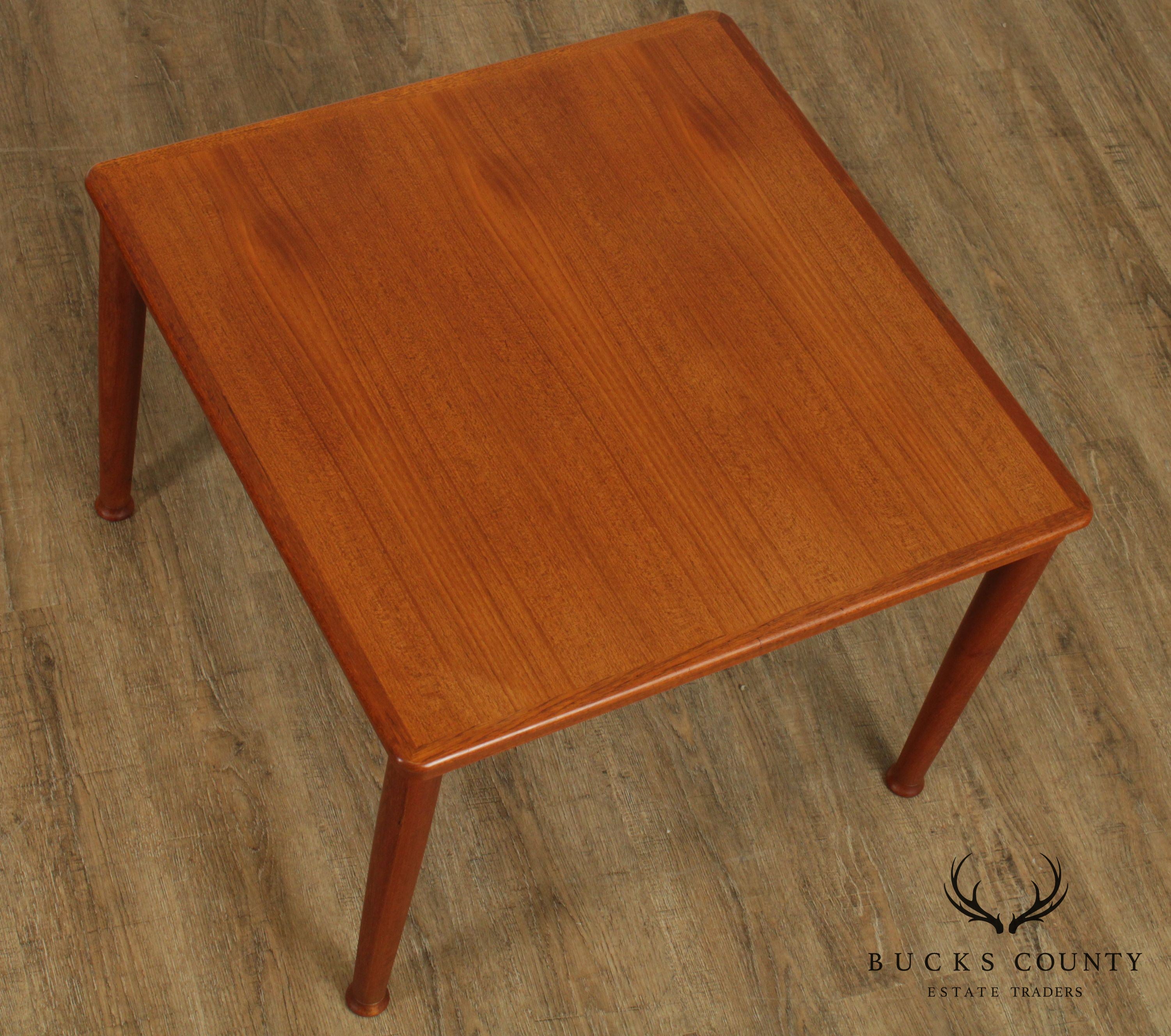 Danish Modern Square Teak Coffee Table Mobelfabrik