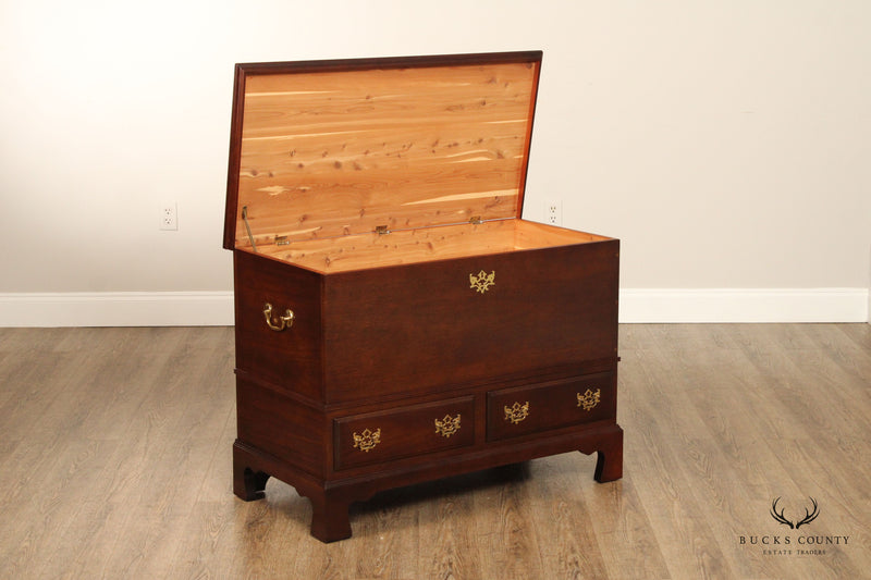 Chippendale Style Mahogany and Cedar Blanket Chest