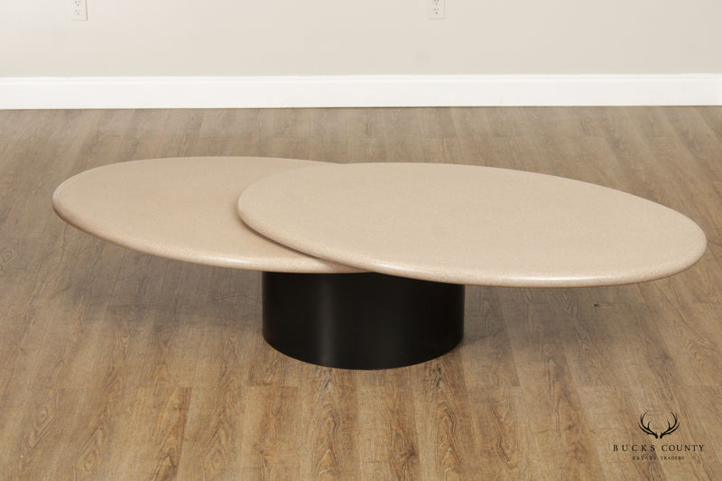 Postmodern Custom Quality Swivel Top Coffee Table