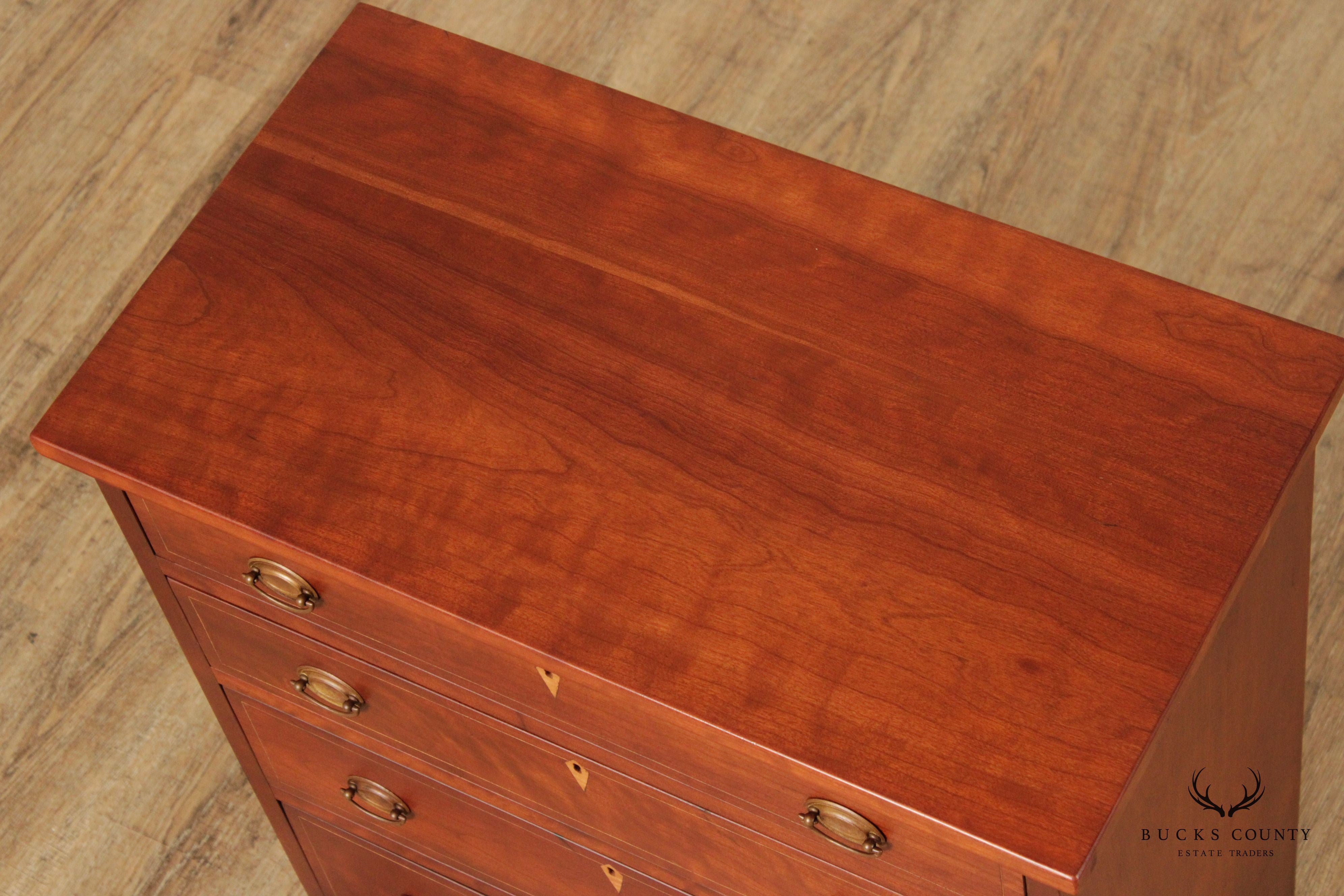 Federal Style Custom Quality Cherry Chest of Drawers