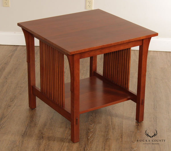 Stickley Mission Collection Cherry Lamp Table