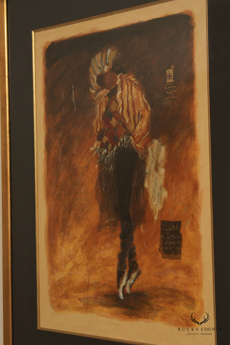 Roy Fairchild-Woodward 'Harlequin' Framed Serigraph