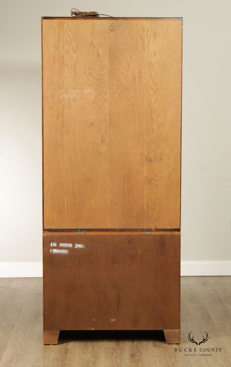 Ethan Allen 'Royal Charter Oak' Bookcase Display Cabinet
