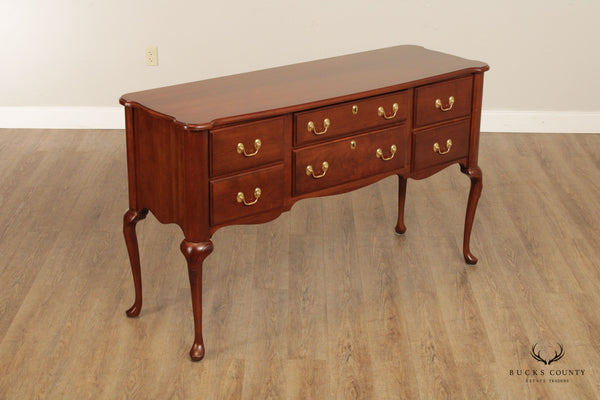 Harden Queen Anne Style Cherry Six Drawer Sideboard