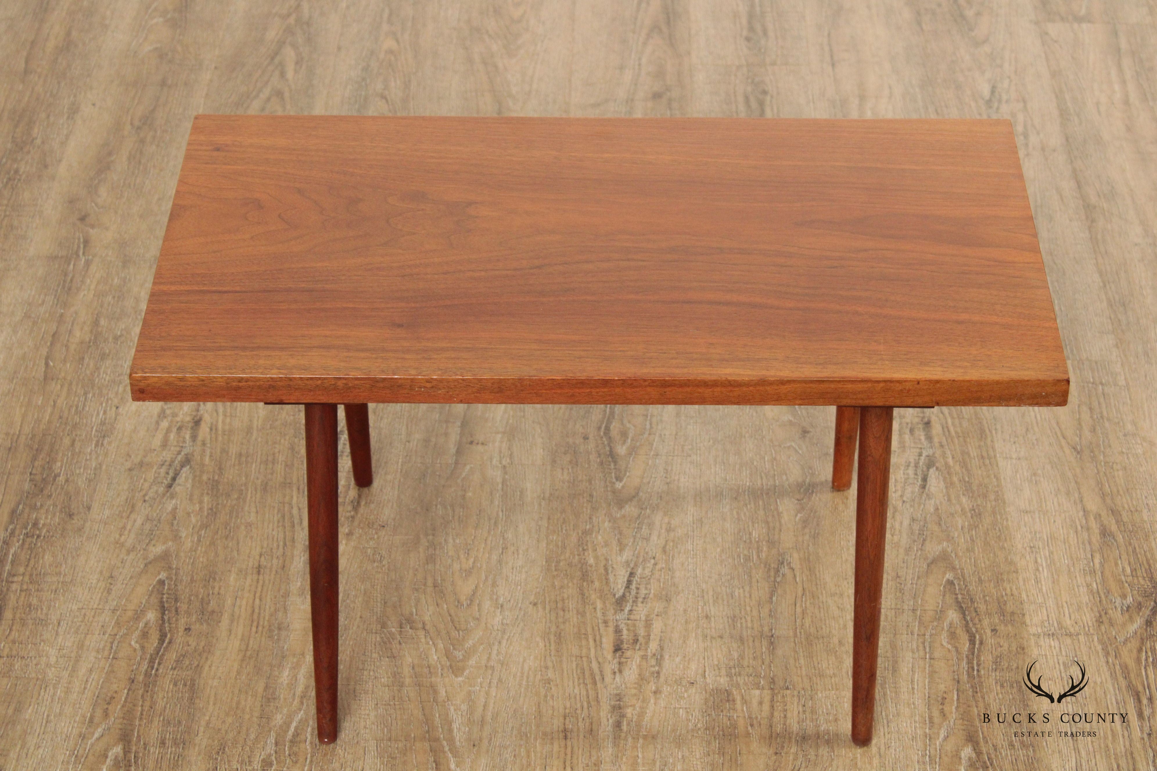 New Hope School Mid Century Walnut Coffee Table