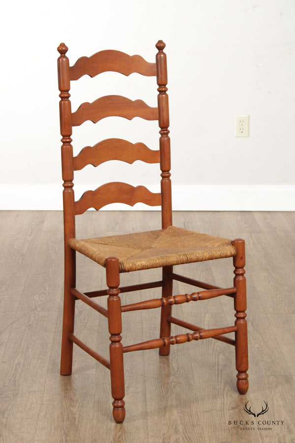 Tell City Vintage Rush Seat Ladderback Dining Chair