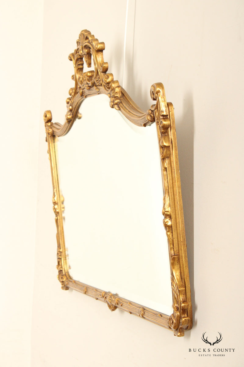 Italian Rococo Style Giltwood Mantel Mirror