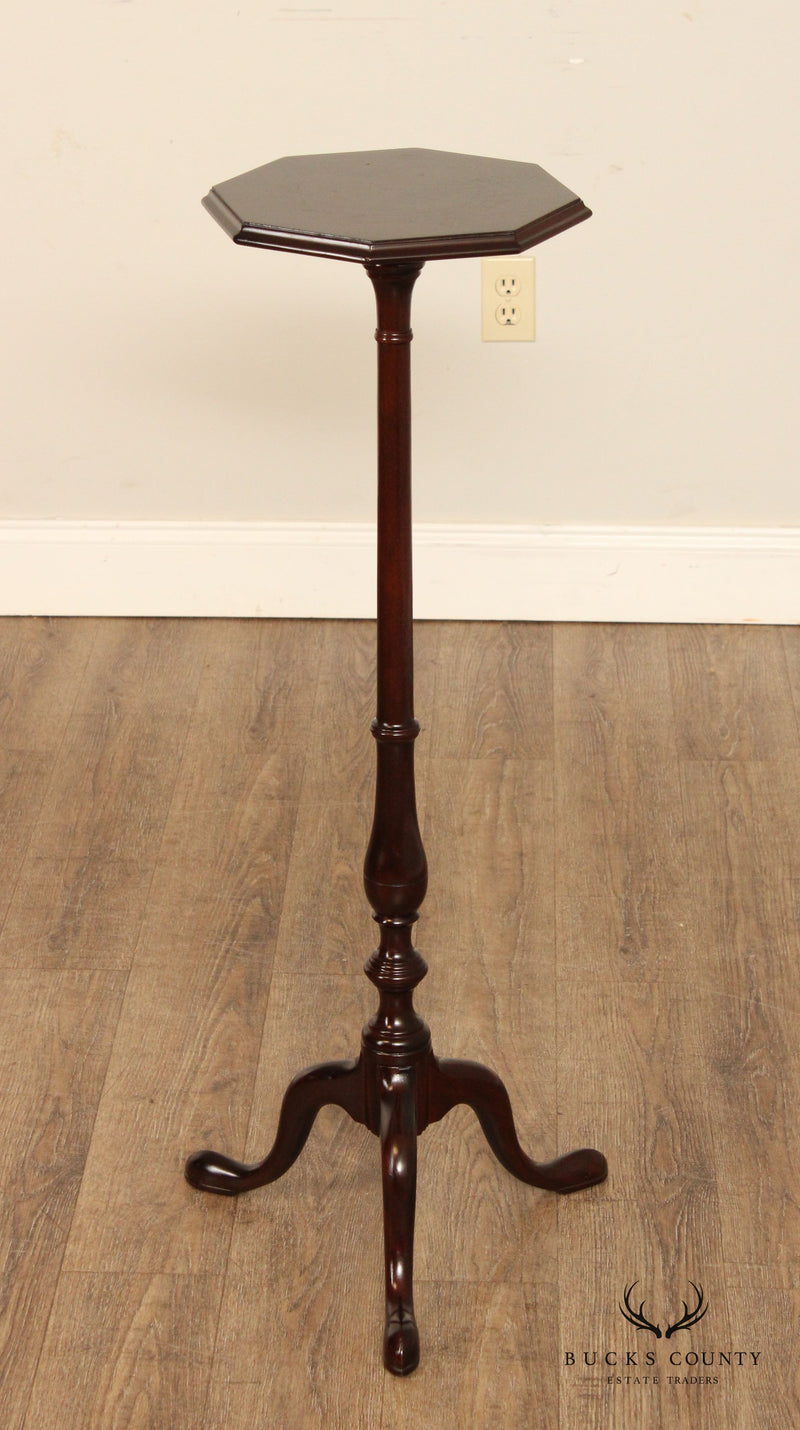 Stickley Traditional Octagonal Top Mahogany Plant Stand