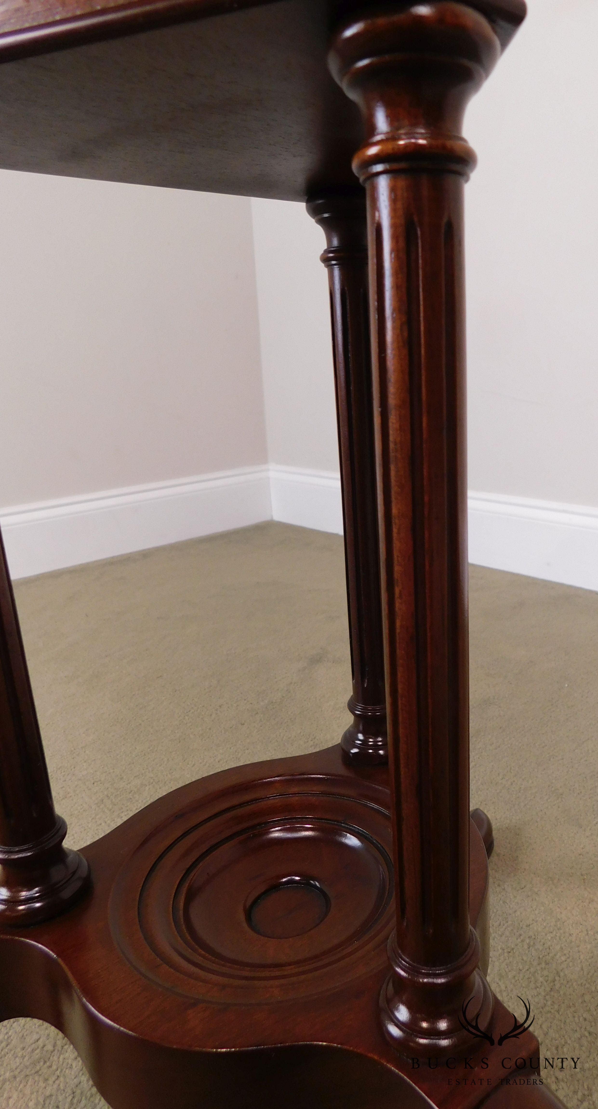 Biggs Thomas Jefferson Reproduction Georgian Mahogany Wig Stand No. 2090