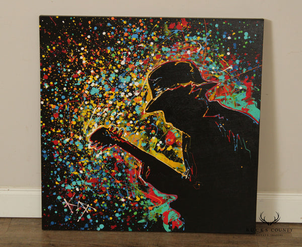 KAT Abstract Pop Art Musician Original Painting