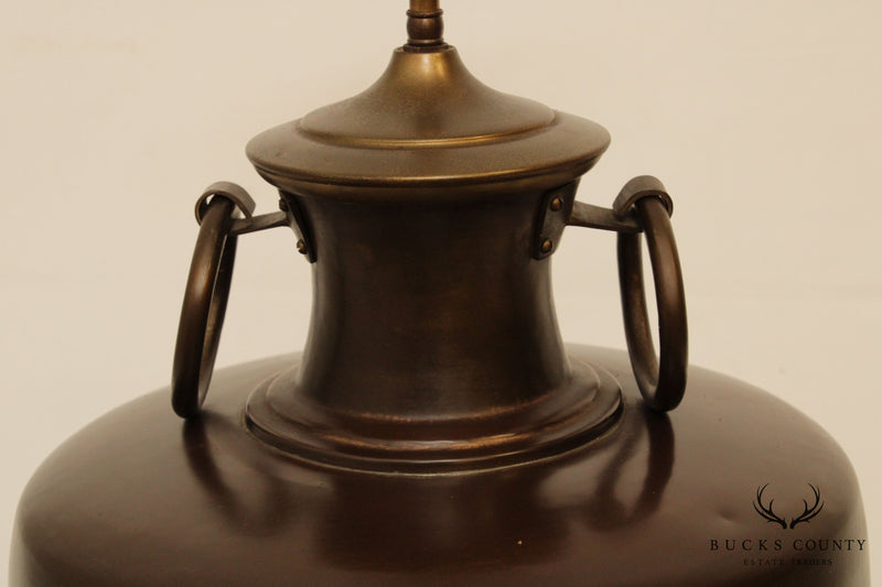 Vintage Brass Jug Table Lamp