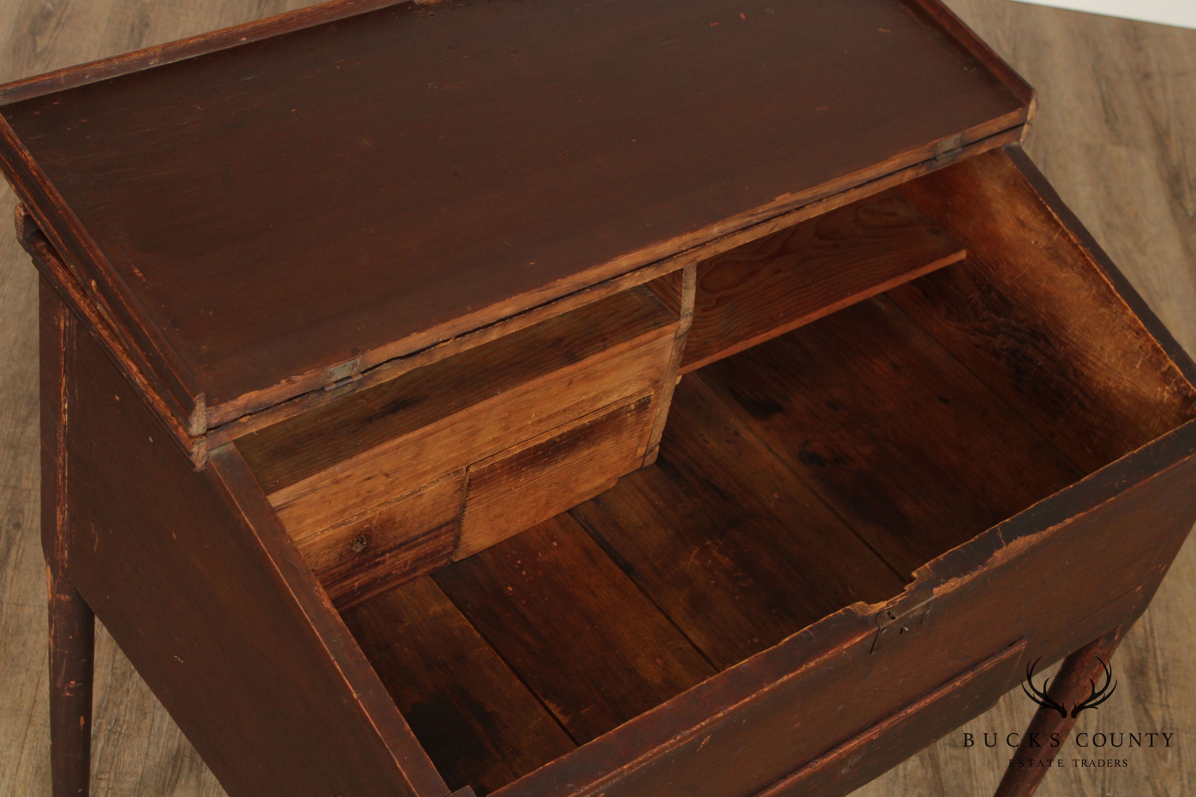 Antique Early American Secretary Writing Desk