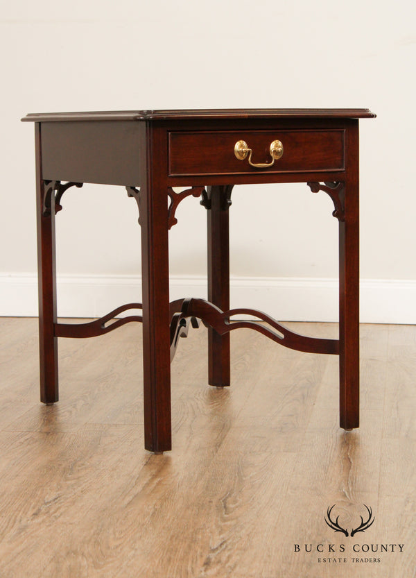 Statton Private Collection Chippendale Style Cherry Side Table