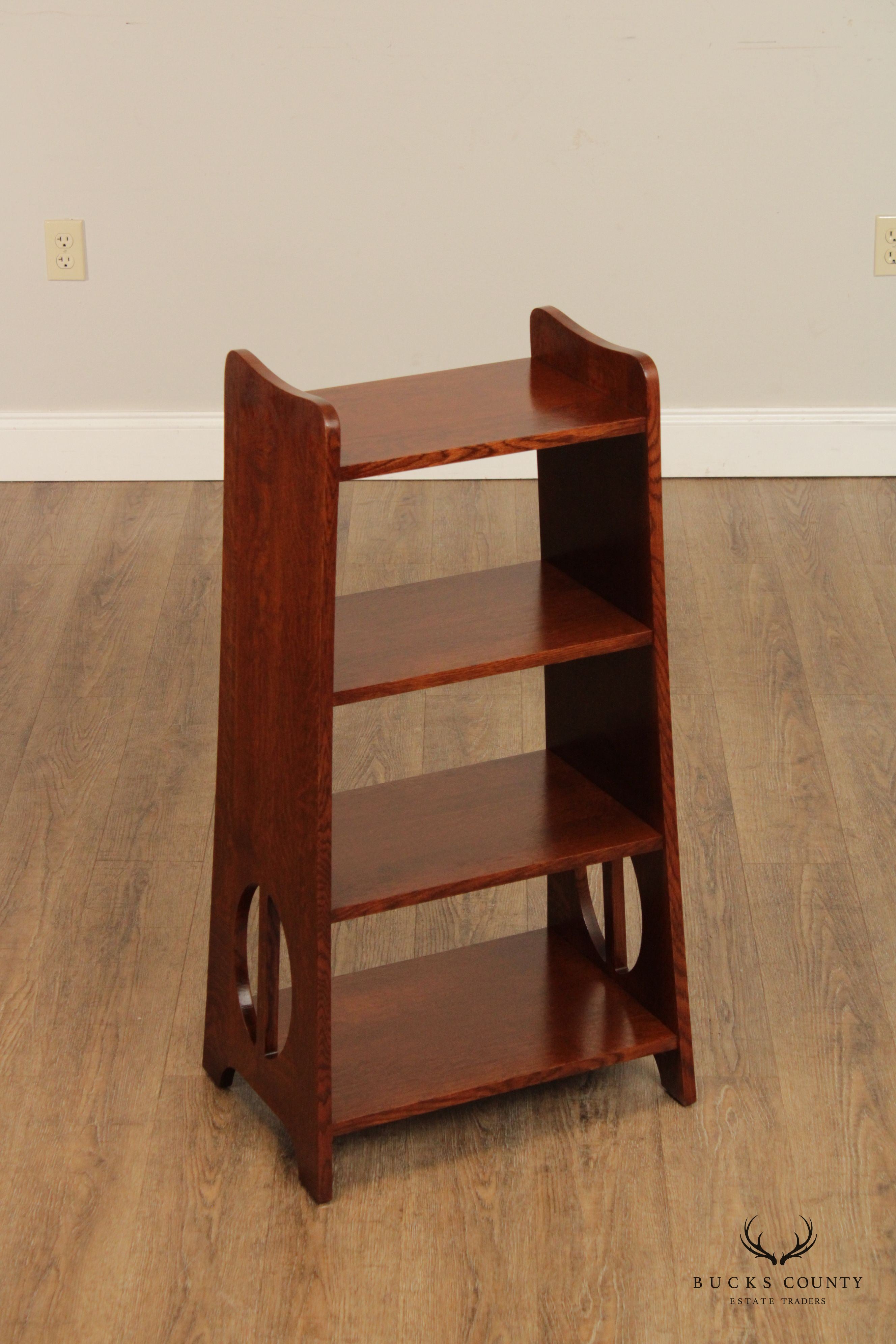 Stickley Mission Collection Oak Limbert Magazine Stand Bookcase