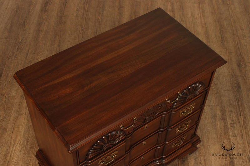 Harden Chippendale Style Cherry Block Front Goddard Chest