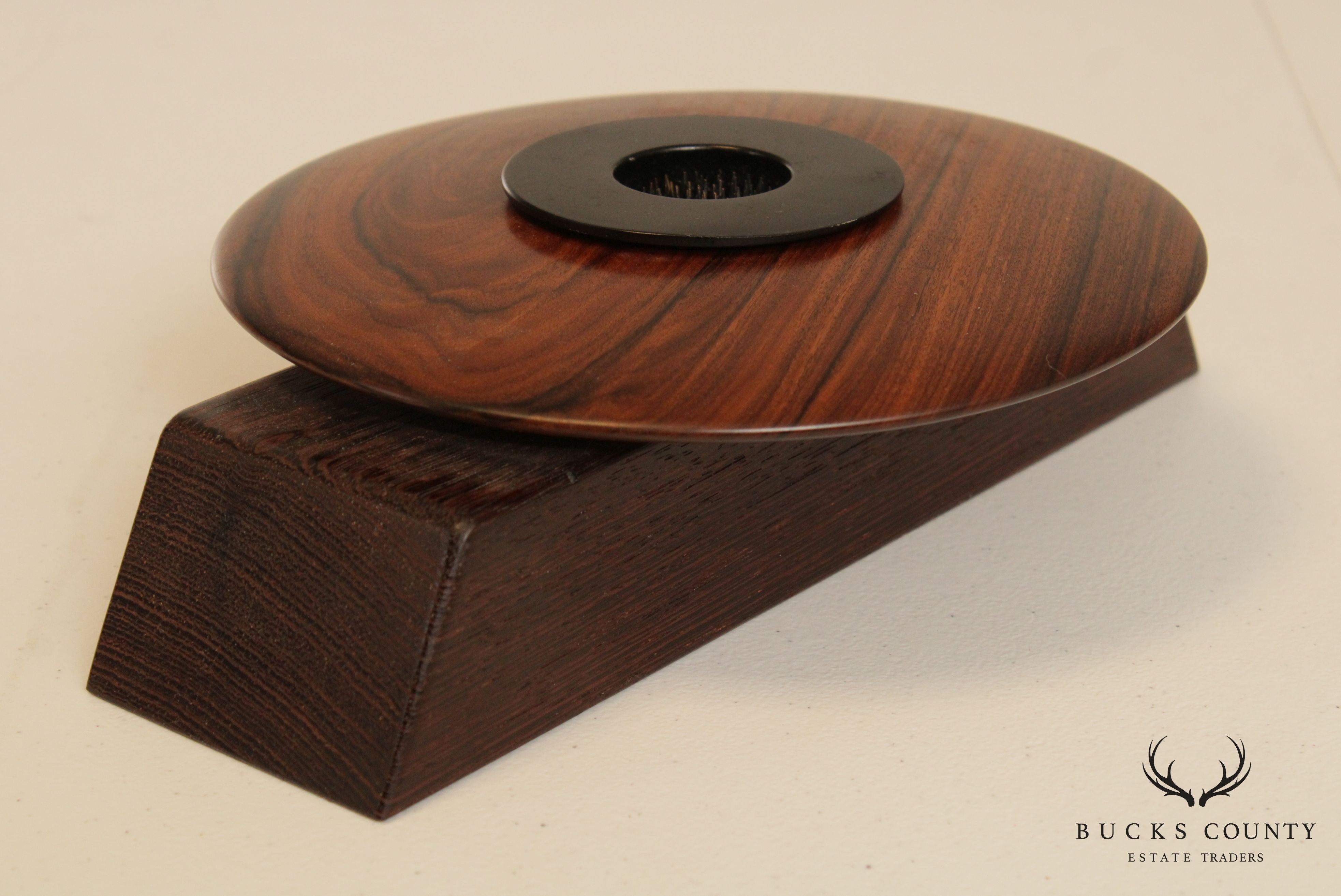 Studio Crafted Japanese Rosewood Candle Holder