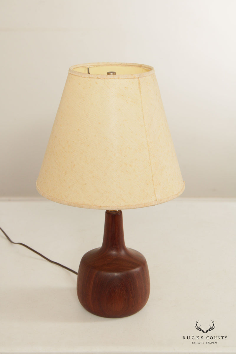 Danish Modern Teak Table Lamp