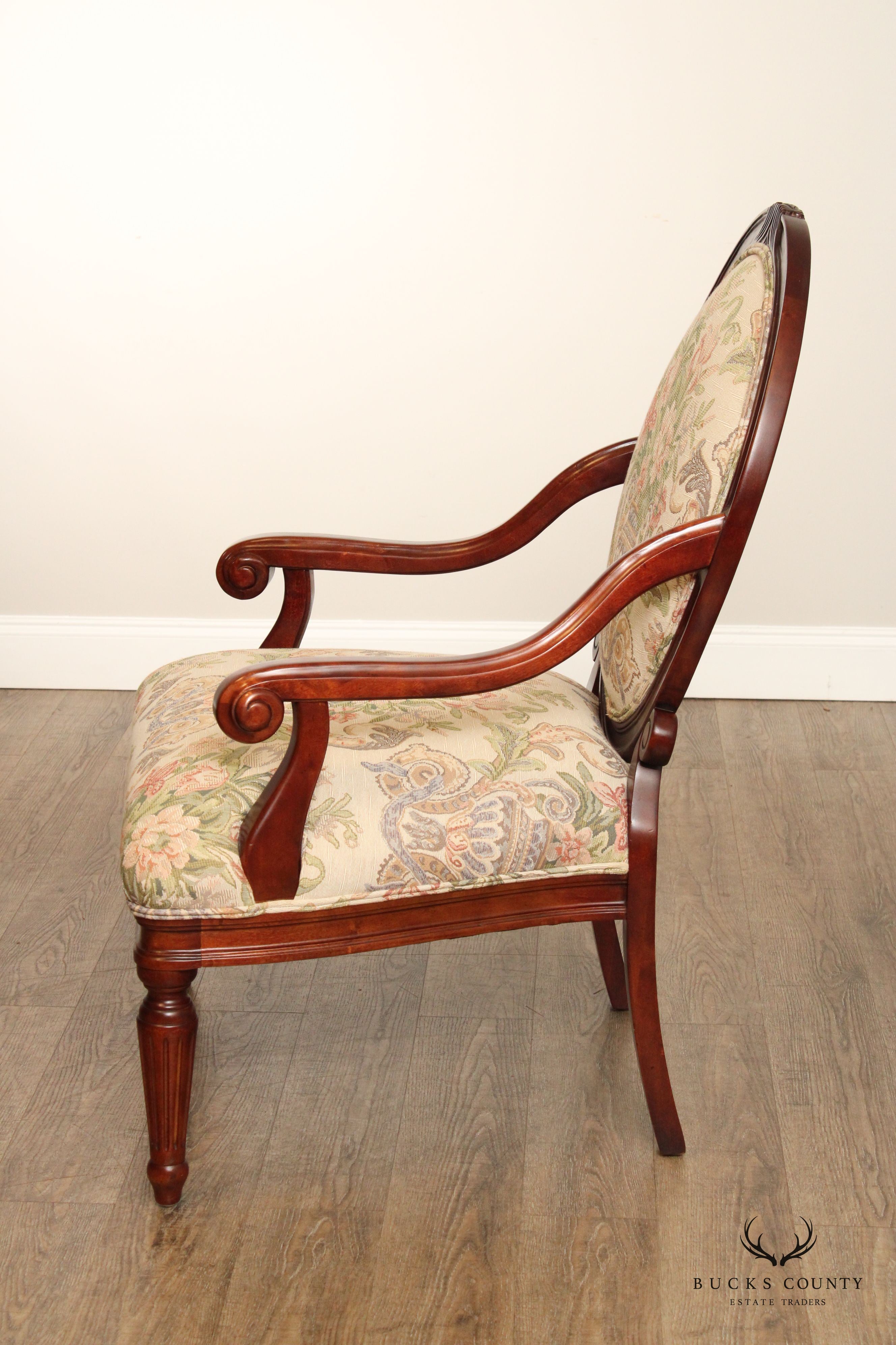 French Louis XVI Style Arm Chair