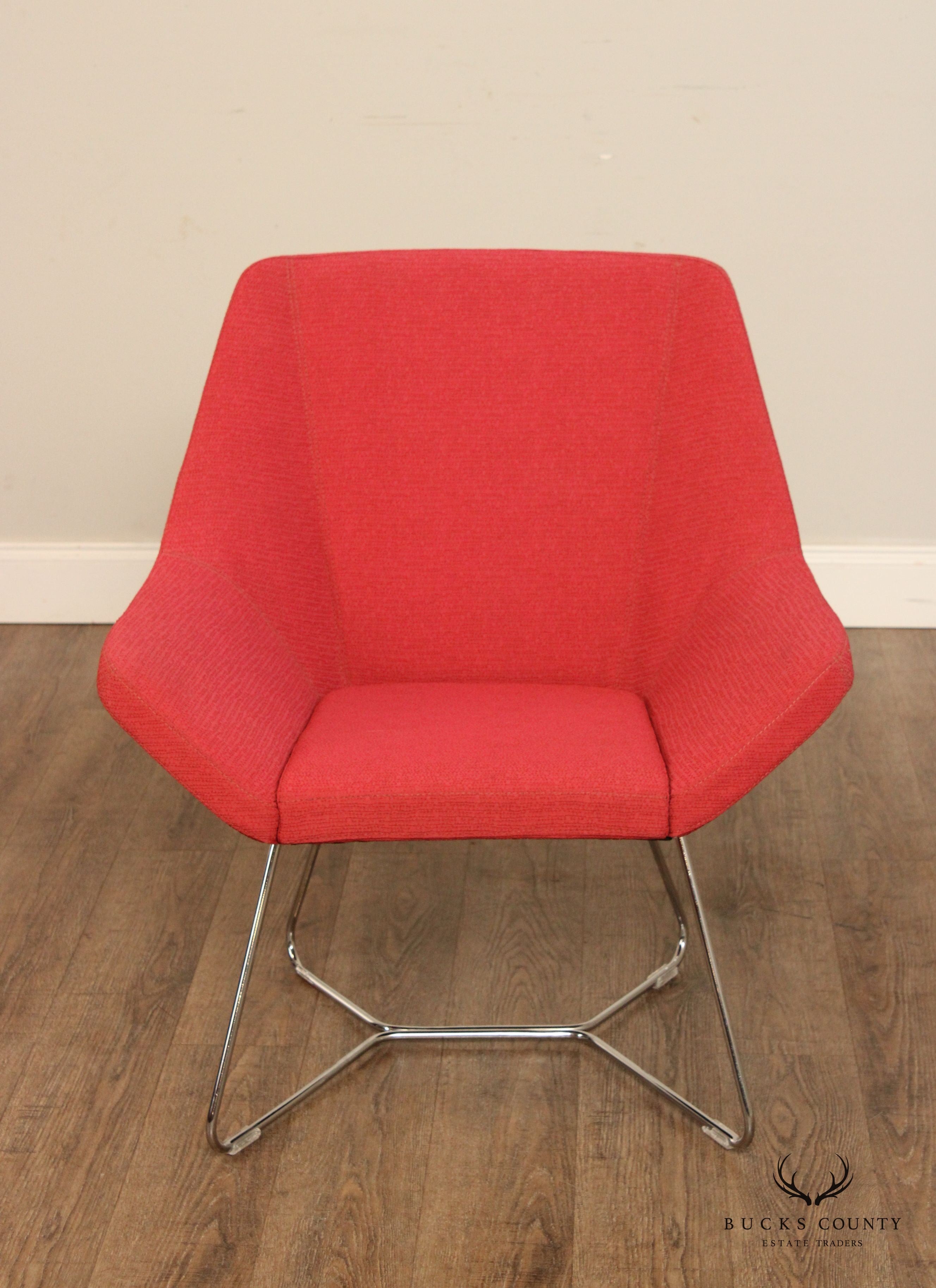 Keilhauer Mid Century Modern Style Pair of 'Cahoots' Lounge Chairs