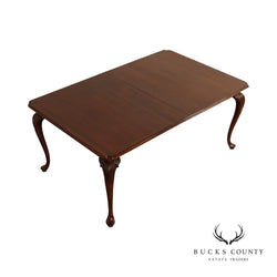 Knob Creek Queen Anne Style Cherry Expandable Dining Table