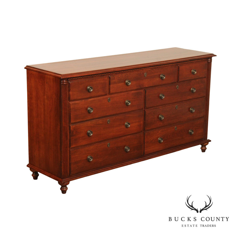 Durham Furniture 'Savile Row' Maple Double Dresser Bucks County Estate Traders