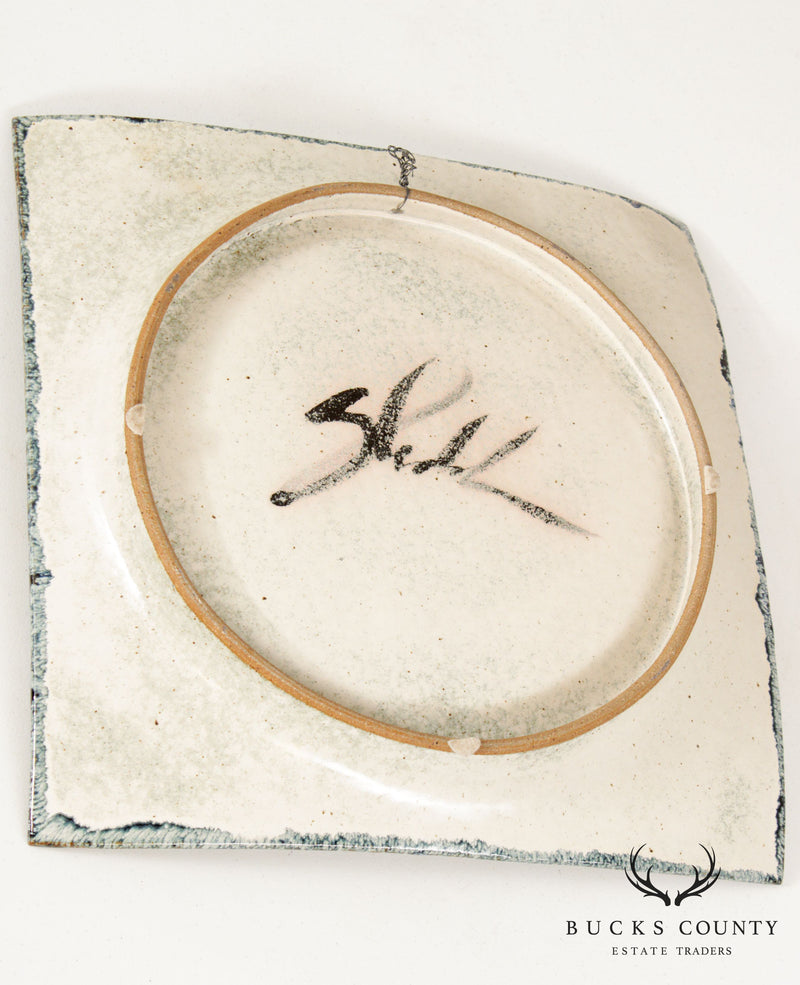 John Shedd Contemporary Abstract Stoneware Charger
