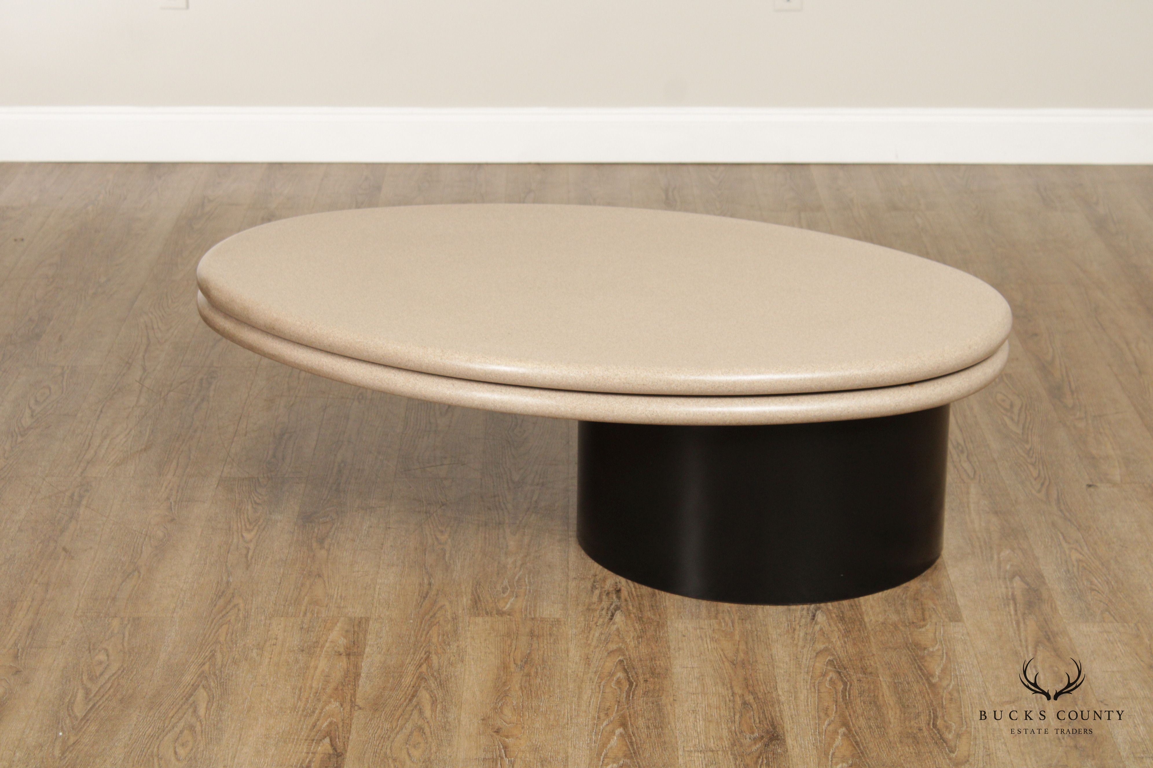 Postmodern Custom Quality Swivel Top Coffee Table