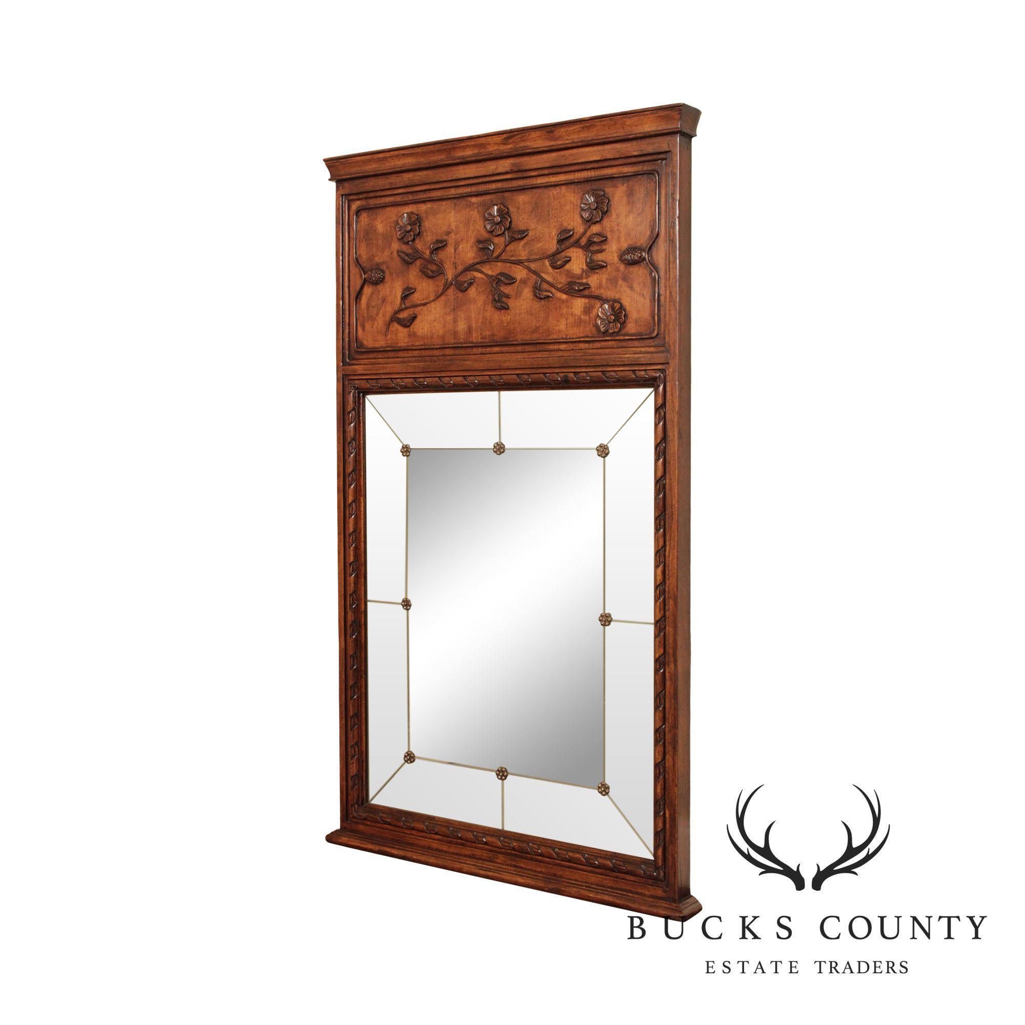 Bausman & Company French Country Style Trumeau Mirror